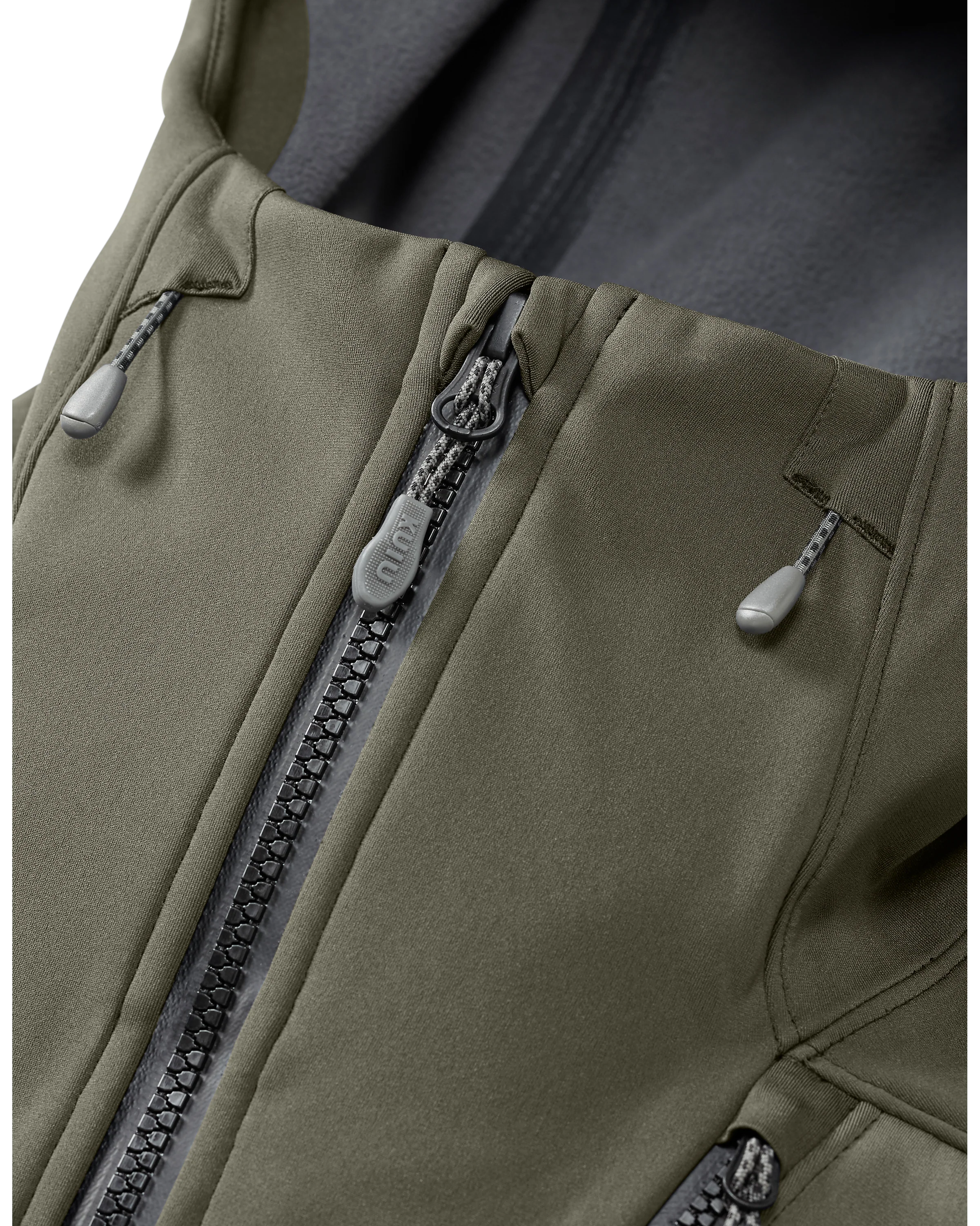 Axis Hybrid Hooded Jacket | Ash - Image 6