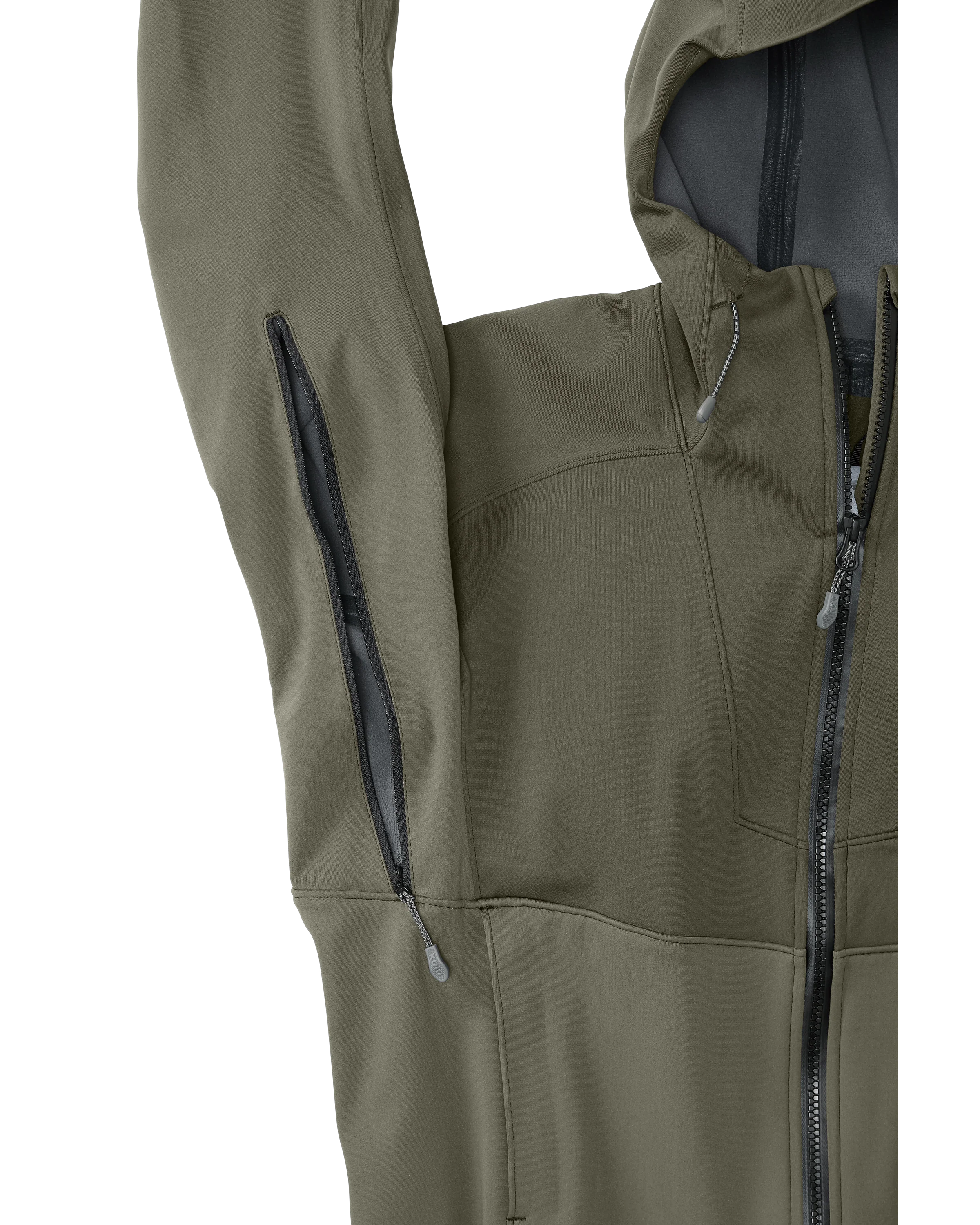 Axis Hybrid Hooded Jacket | Ash - Image 8