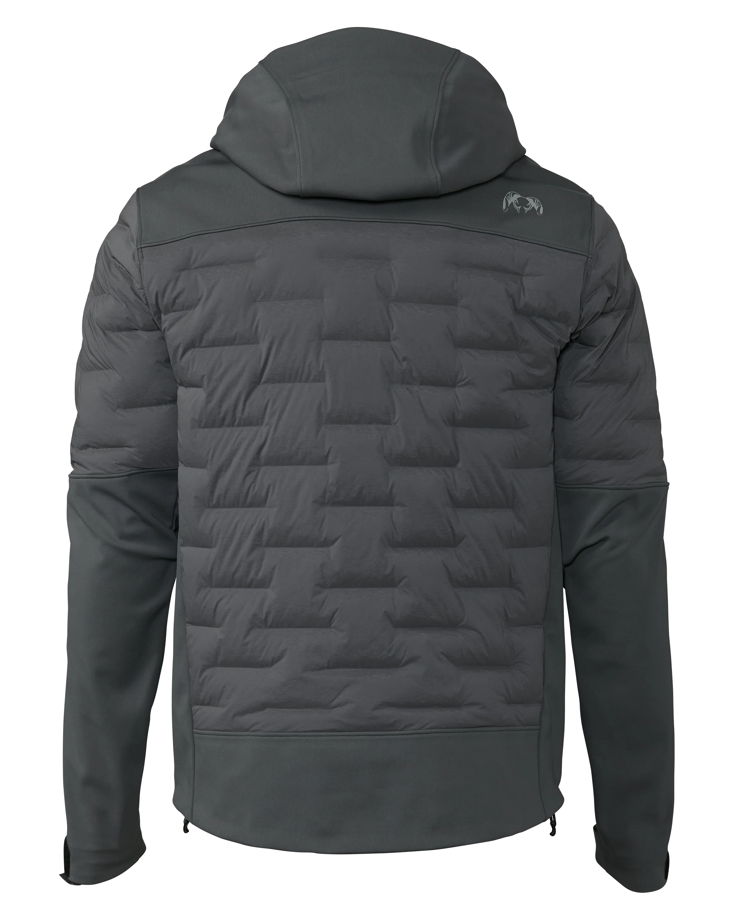 Axis Thermal Hybrid Hooded Jacket | Gunmetal - Image 2