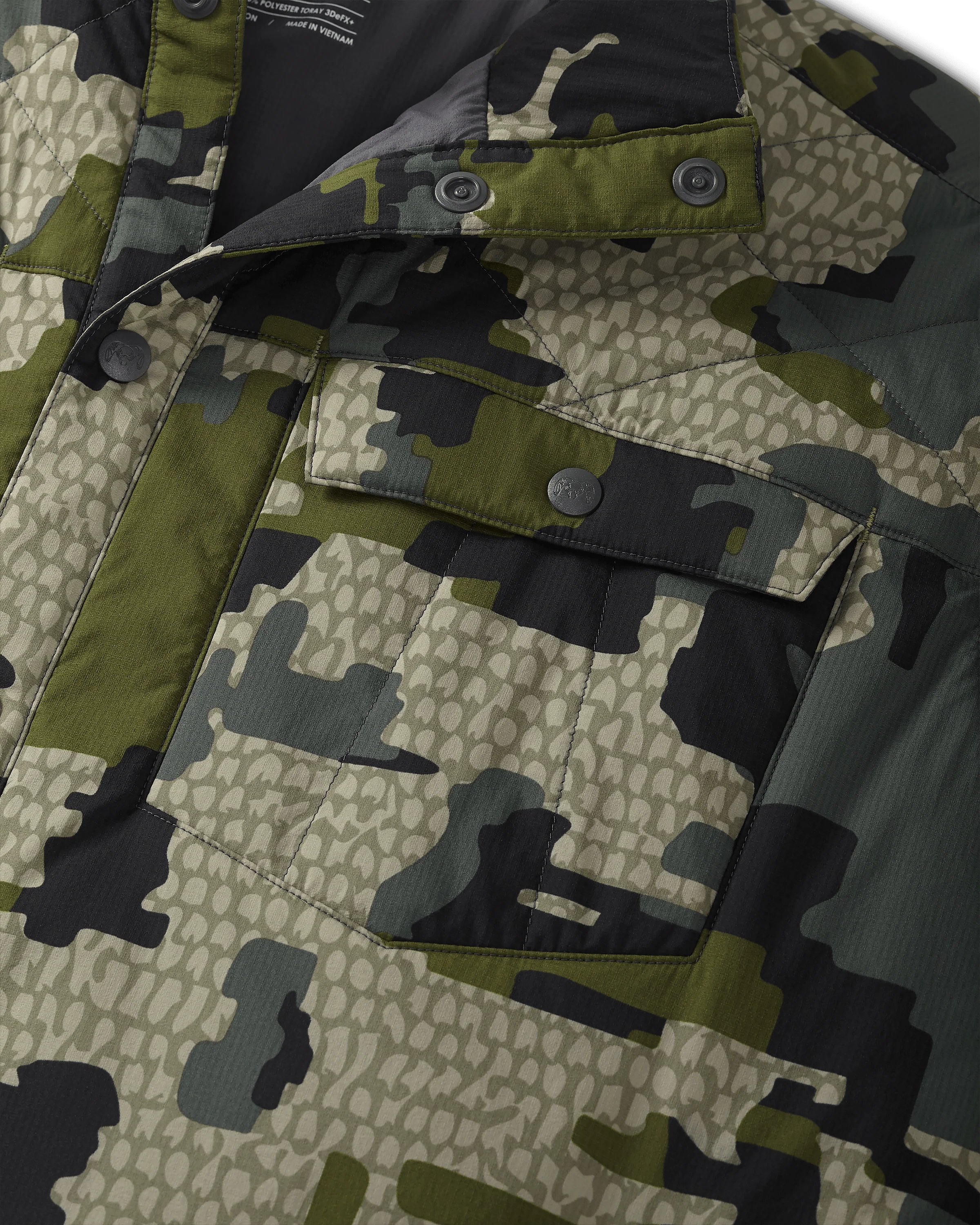 Outlet Base Camp Insulated Snap Shirt | Verde - Image 3