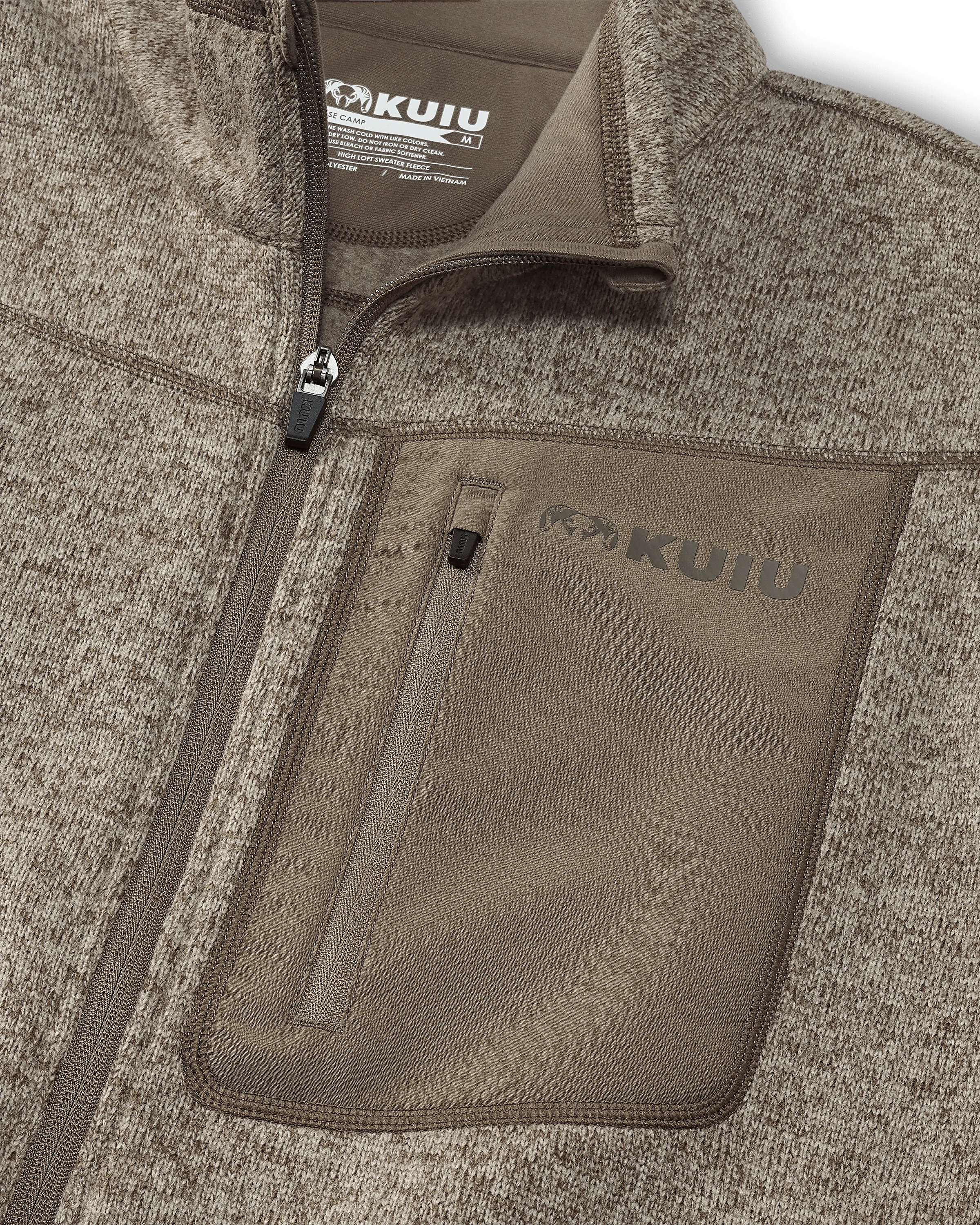 Base Camp Sweater Vest | Khaki Heather - Image 3