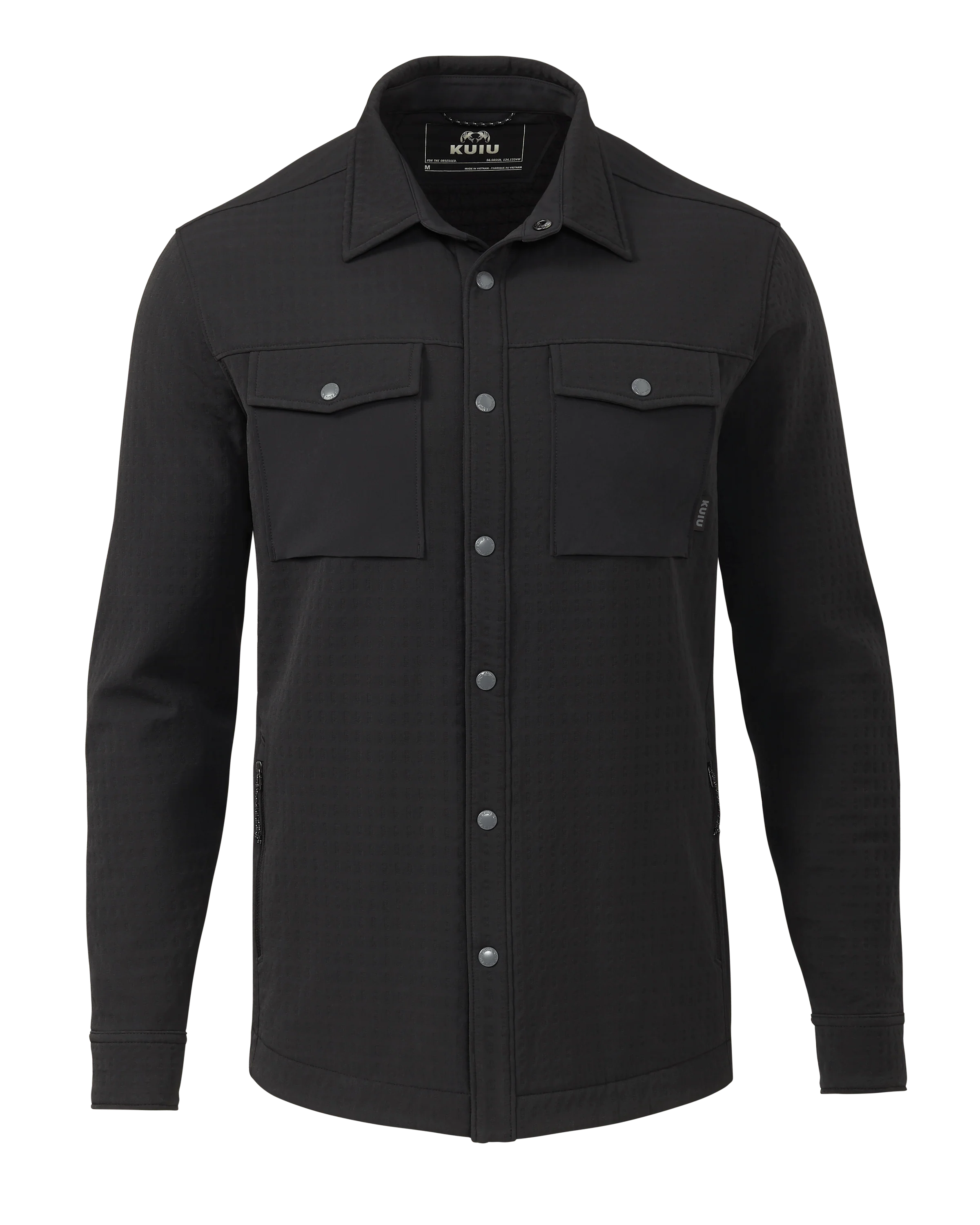 Blockfield Fleece Shirt Jacket | Black