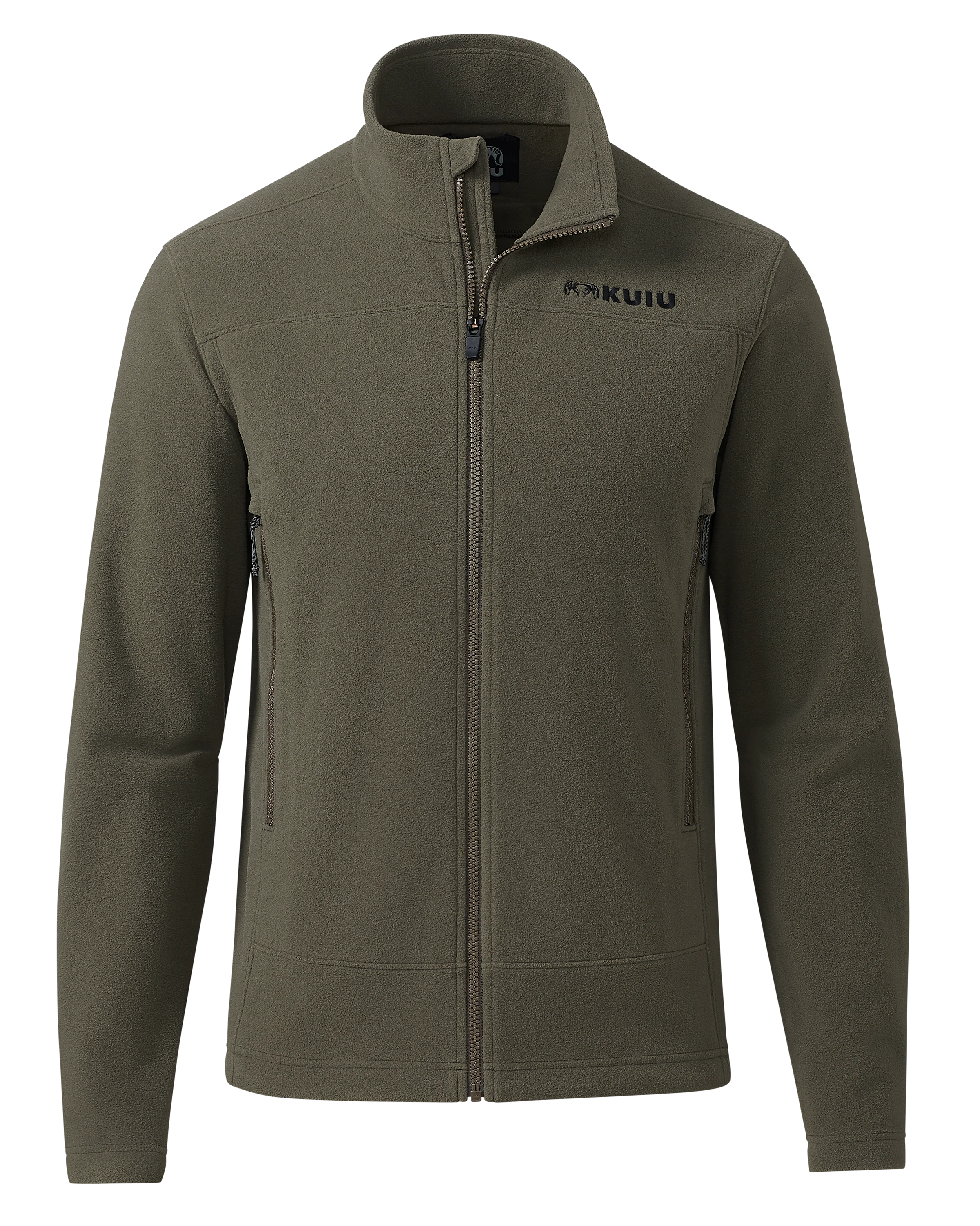 Border Fleece Full Zip | Ash