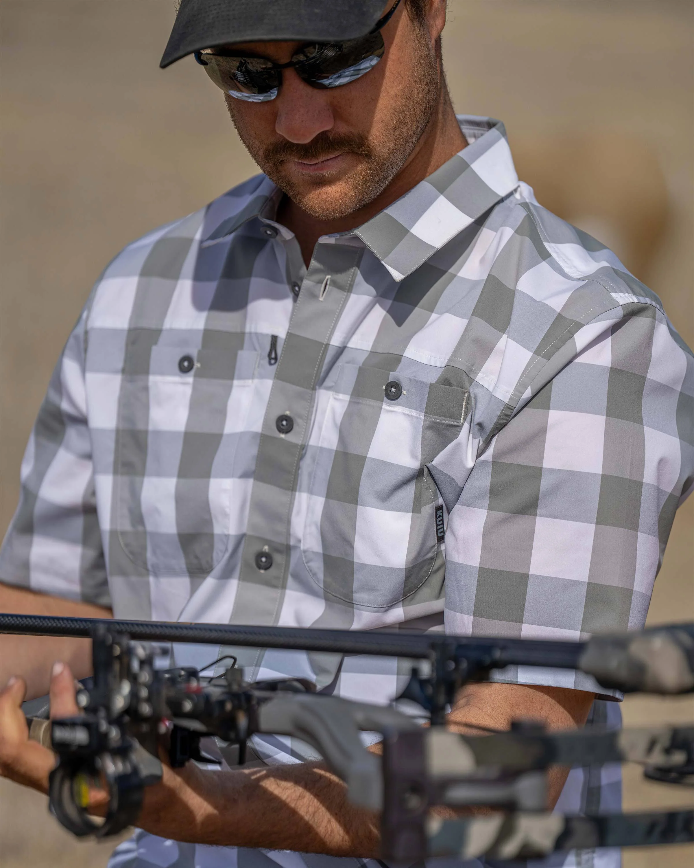 Borrego SS Shirt | Battleship Plaid - Image 4