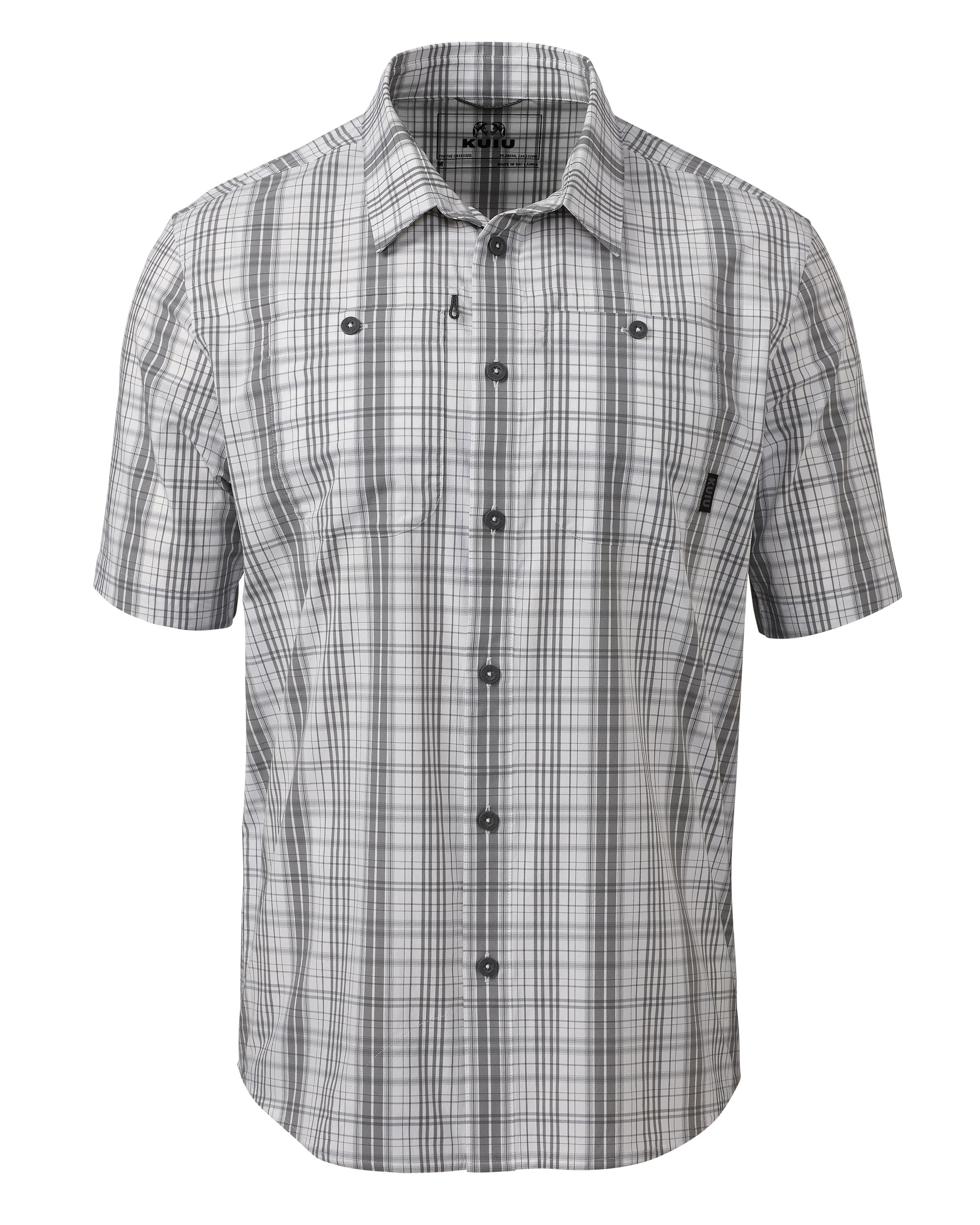 Borrego SS Shirt | Granite Plaid