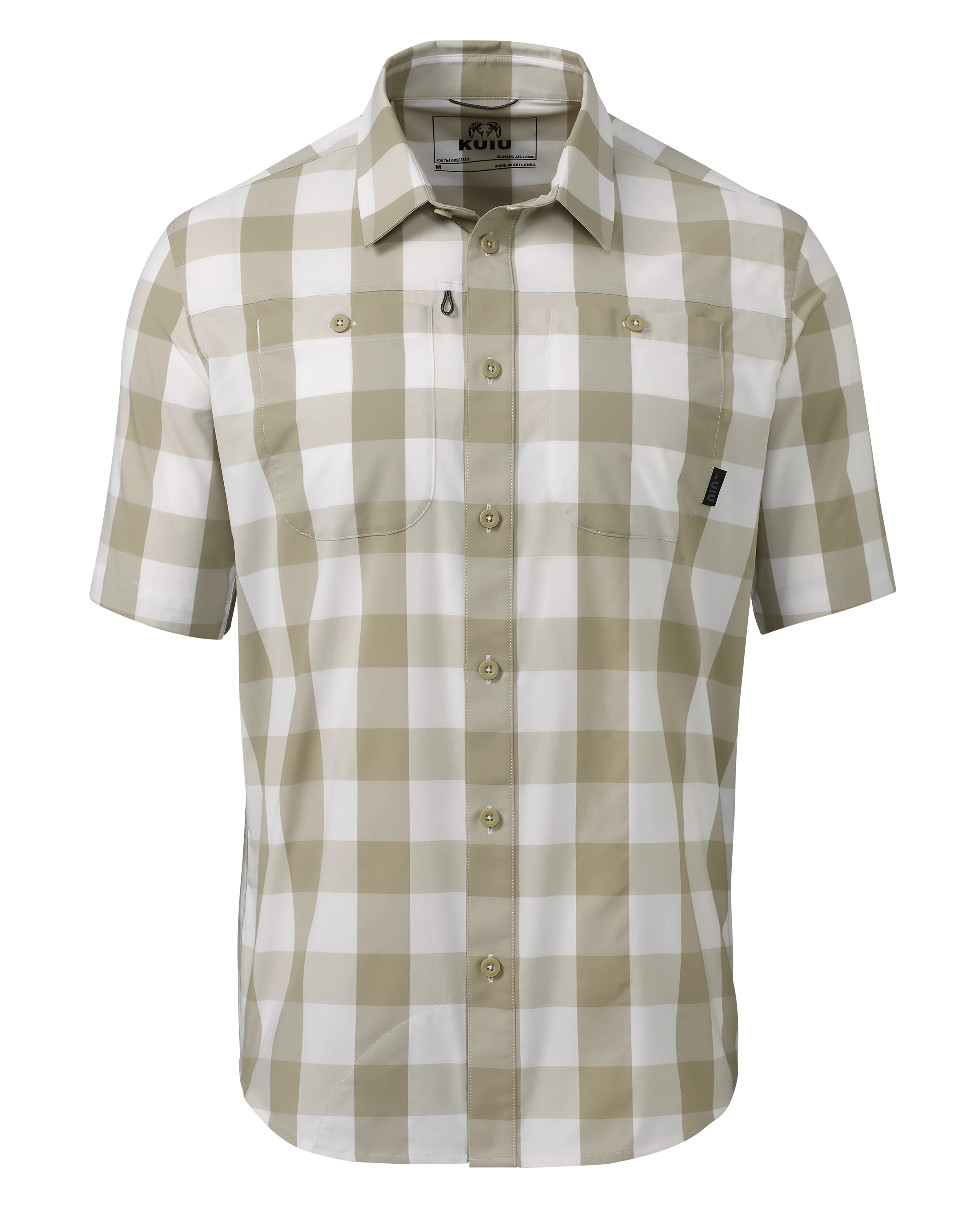 Borrego SS Shirt | Sand Plaid
