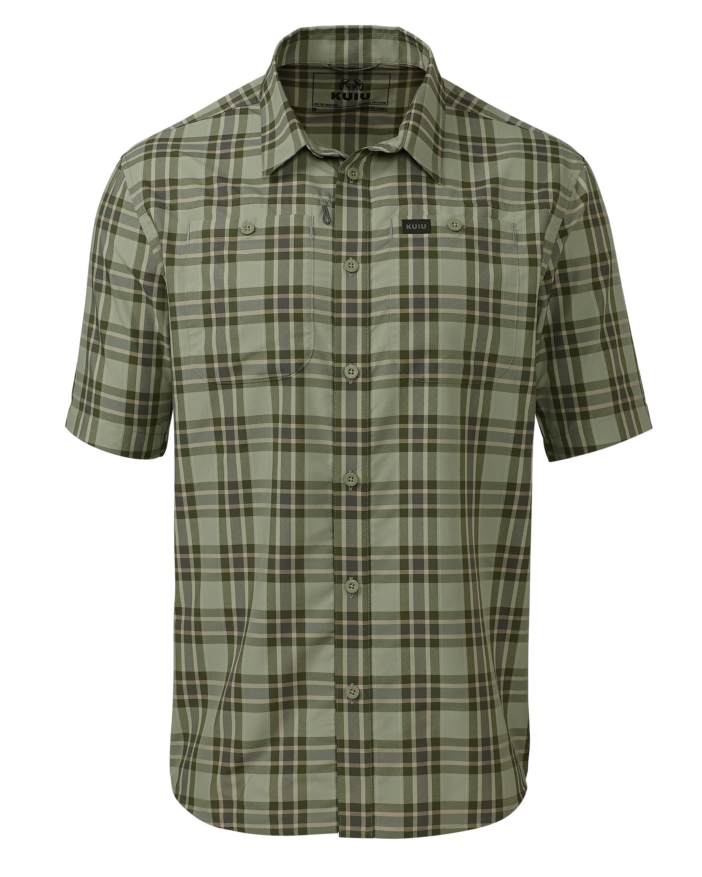 Borrego SS Shirt | Verde Crosscheck Plaid