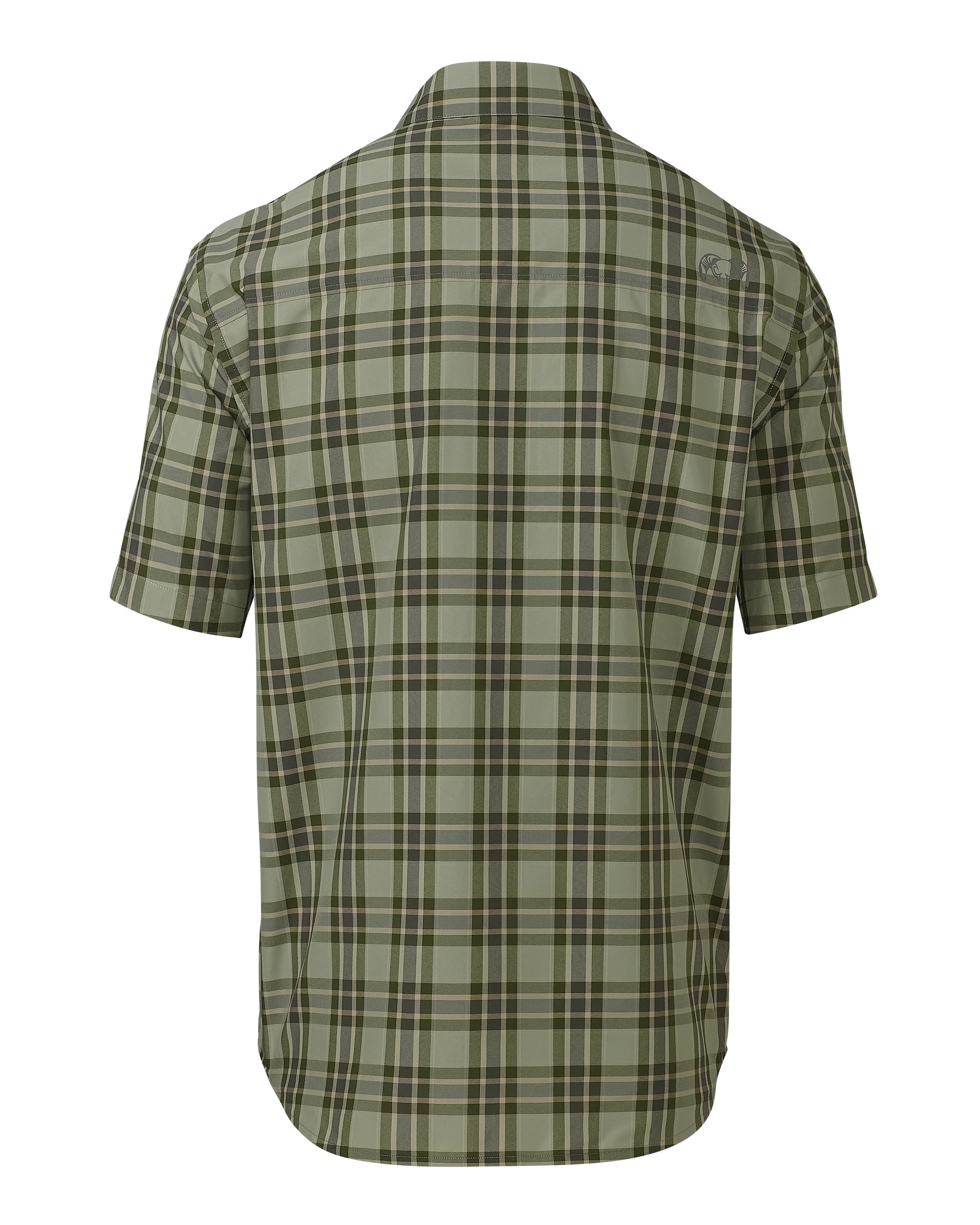 Borrego SS Shirt | Verde Crosscheck Plaid - Image 2