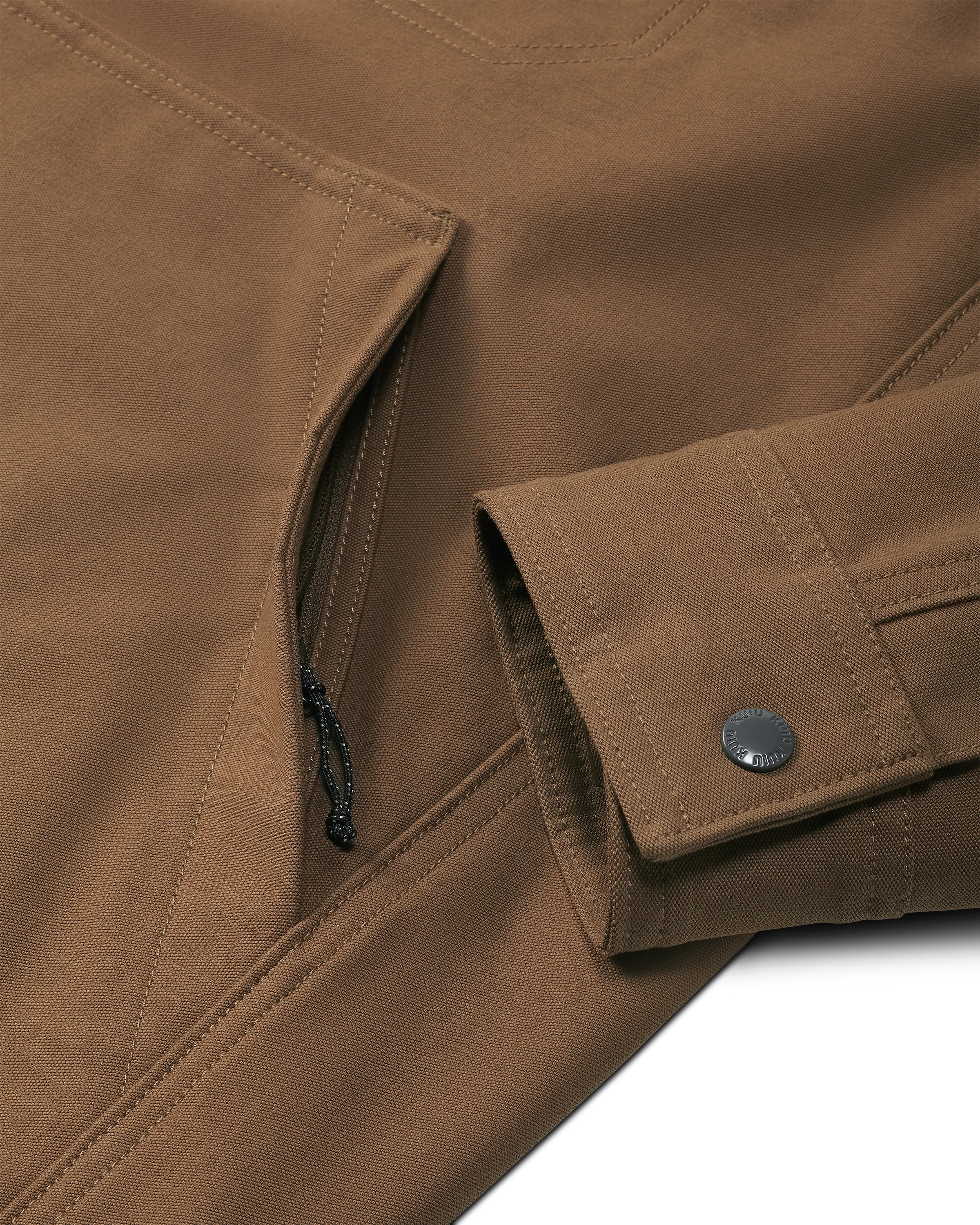 Brawley Hooded Fleece Jacket | Saddle - Image 5