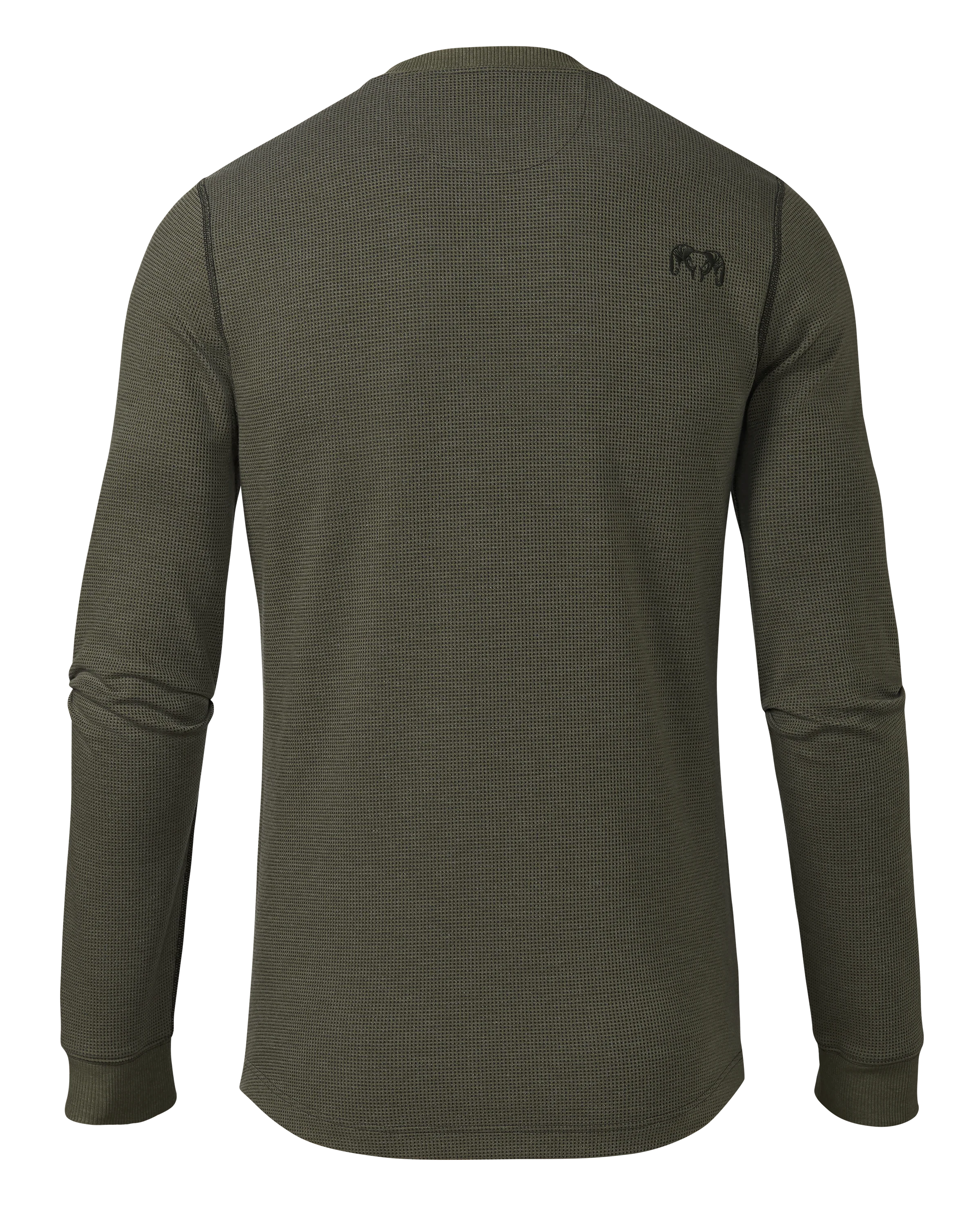 Canyon Waffle Henley | Ash Heather - Image 2