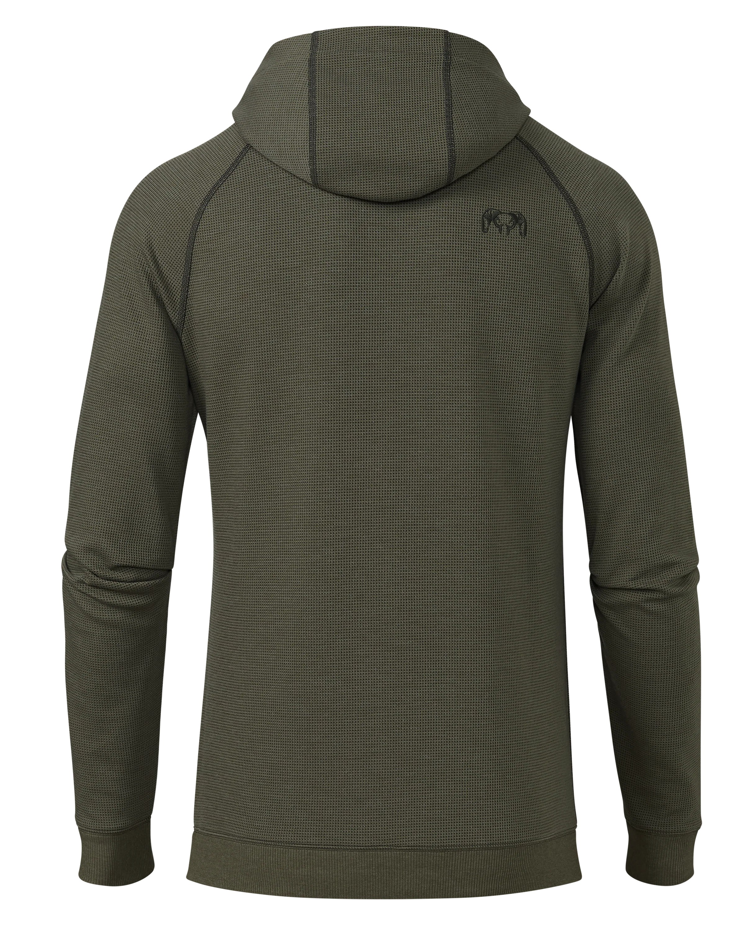 Canyon Waffle Hoodie | Ash Heather - Image 2