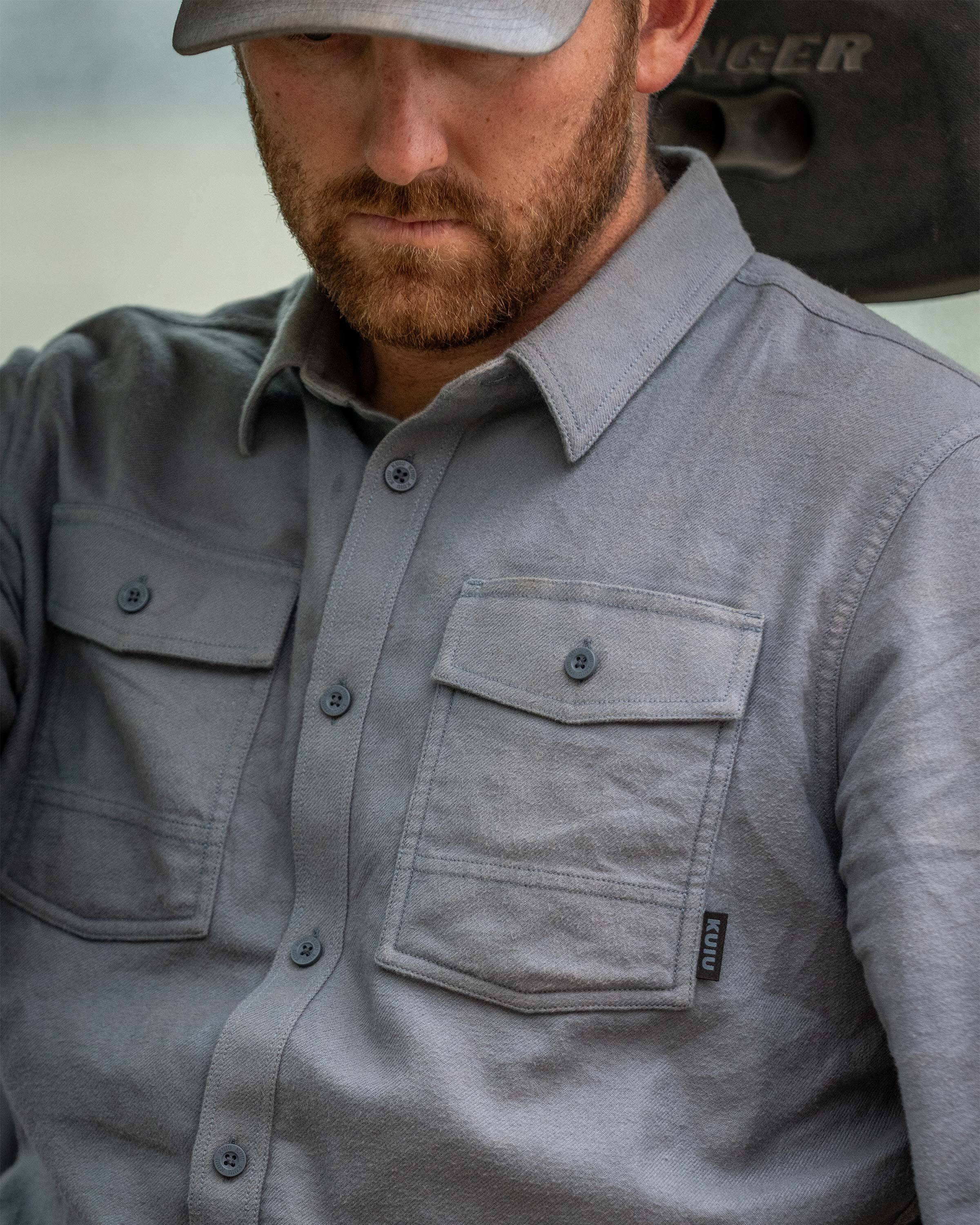 Outlet Field Flannel Shirt | Ash - Image 5