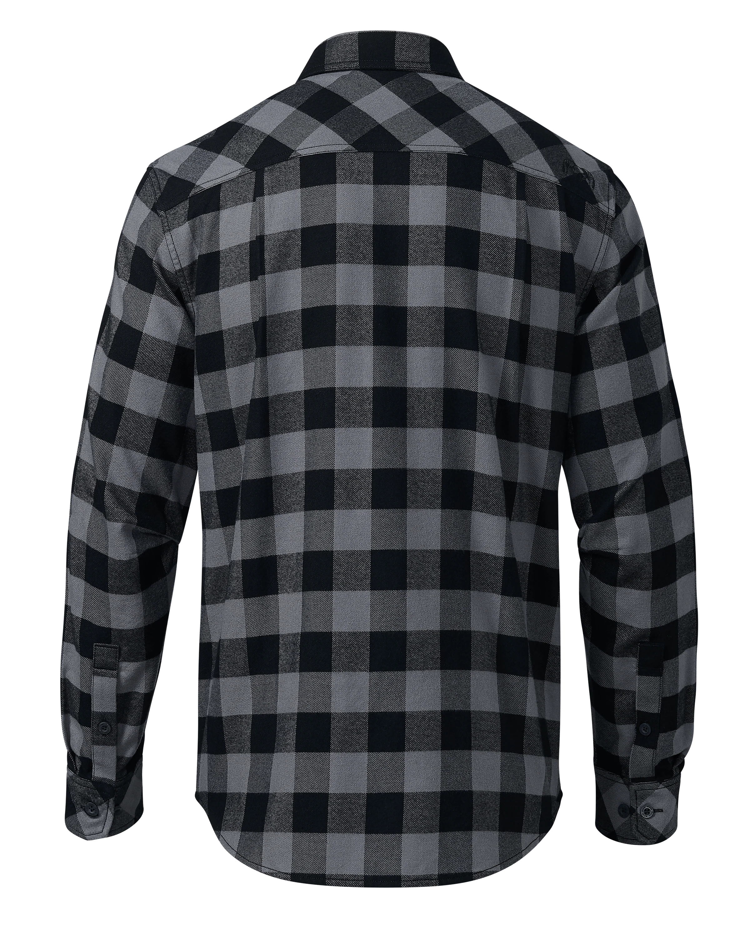 Field Flannel Shirt | Gunmetal Buffalo Check - Image 2