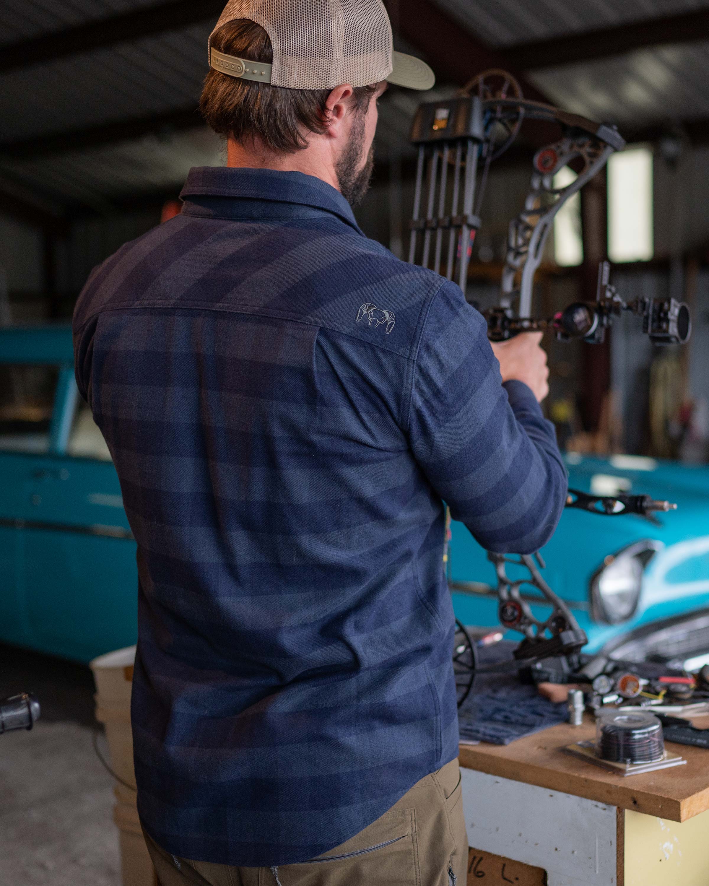 Field Flannel Shirt | Red/Black Buffalo Check - Image 5