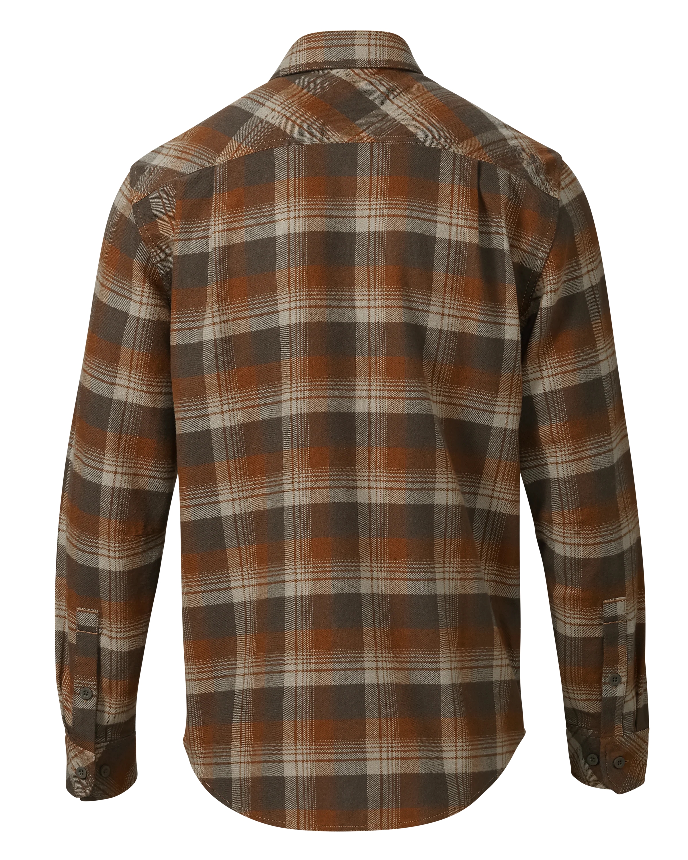 Field Flannel Shirt | Saddle Blockline - Image 2