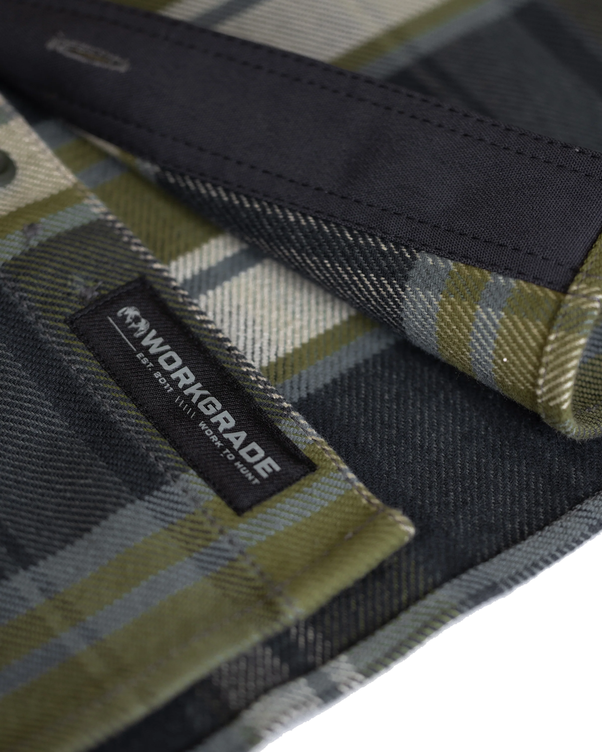 Flannel Heavyweight Shirt | Verde Check Plaid - Image 4