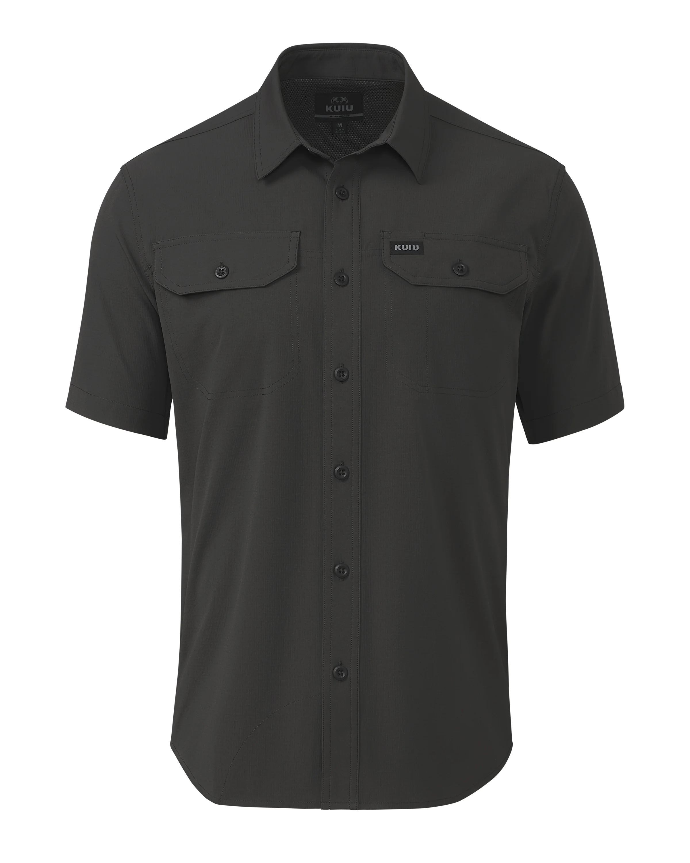 Gauge SS Work Shirt | Asphalt