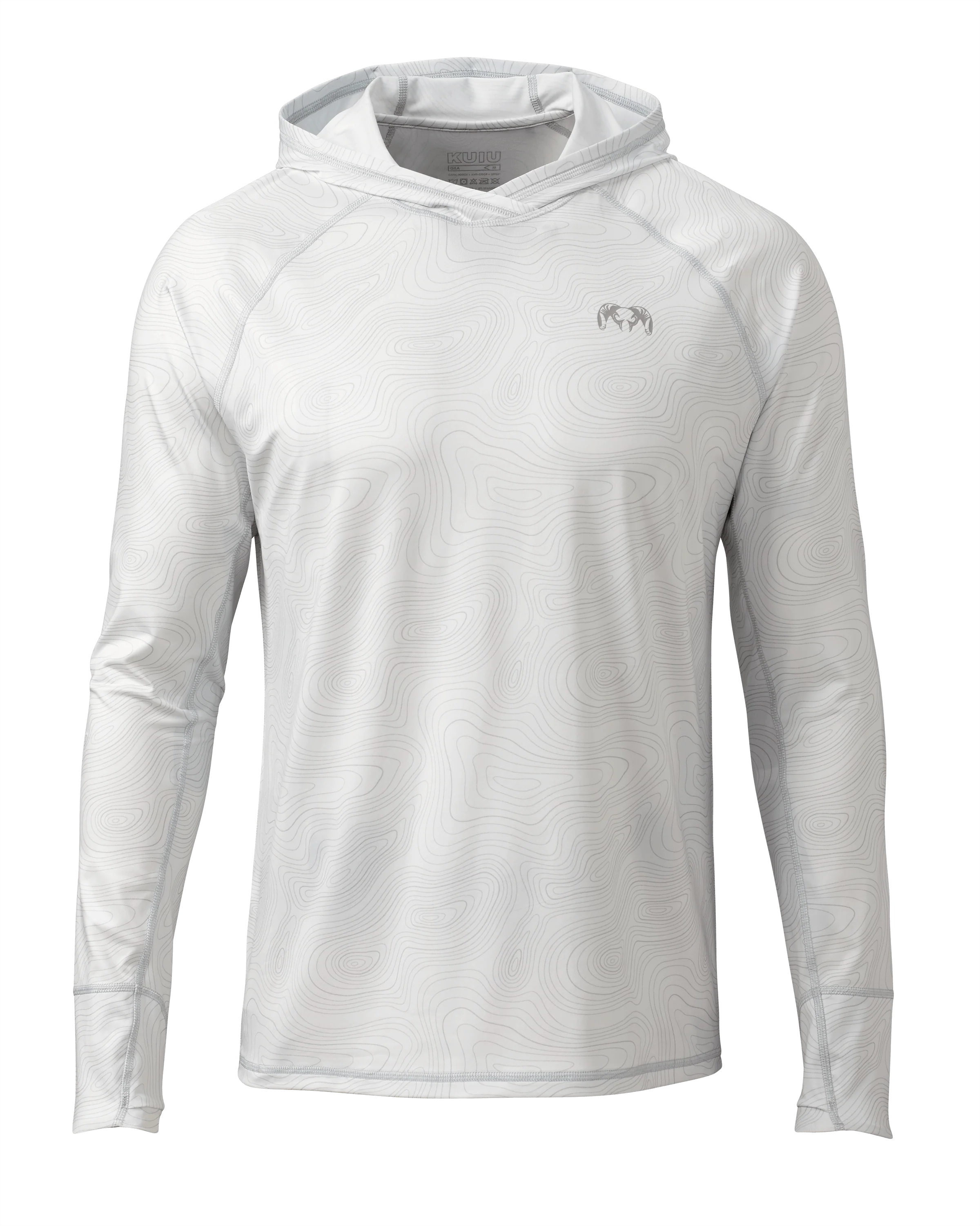 Gila LS Hoodie Topo | Skyline Topo Print