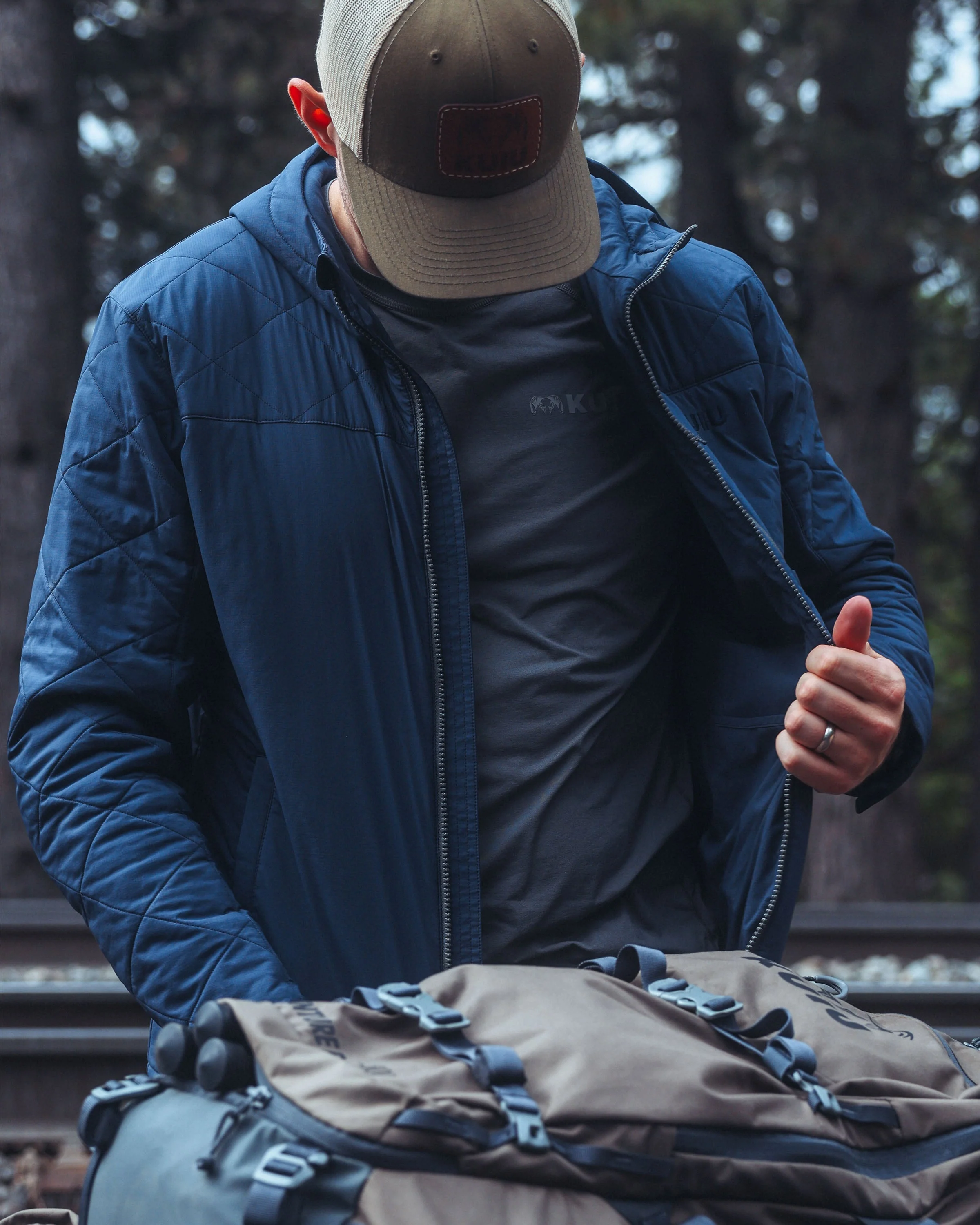 Outlet Granby Hooded Jacket | Bourbon - Image 5