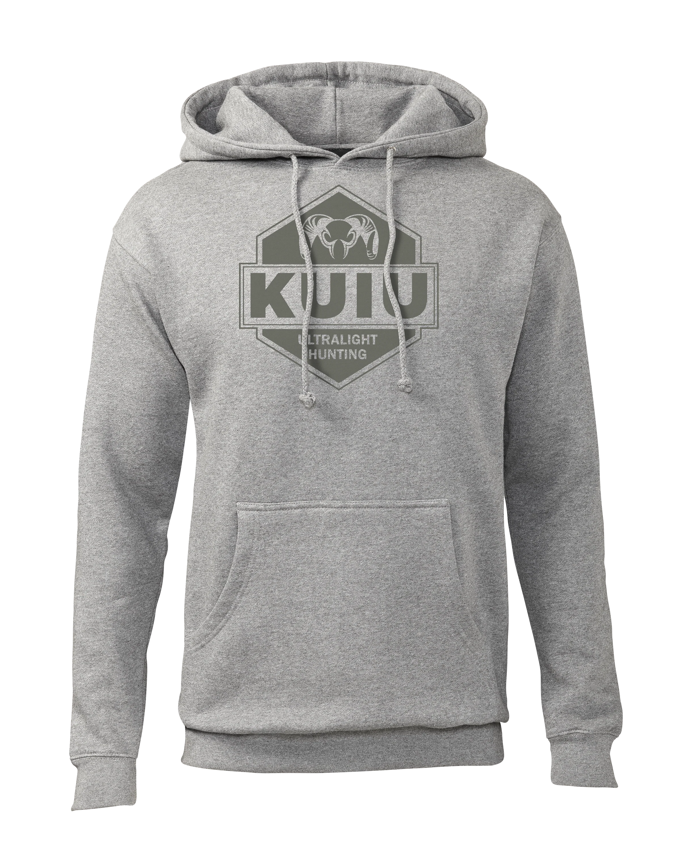 KUIU Badge Hoodie | Heather Grey
