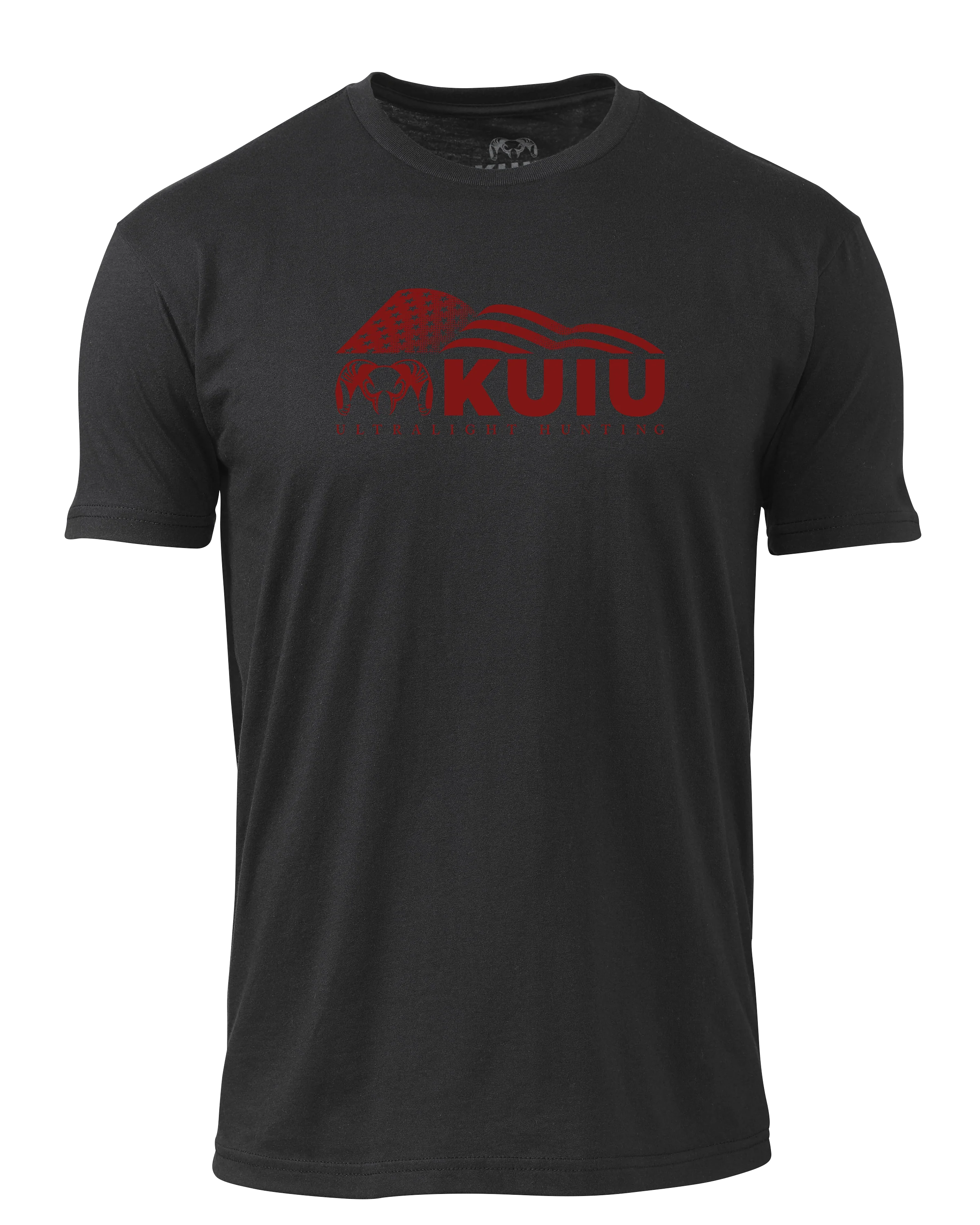 KUIU Flag Block Logo T-Shirt | Black