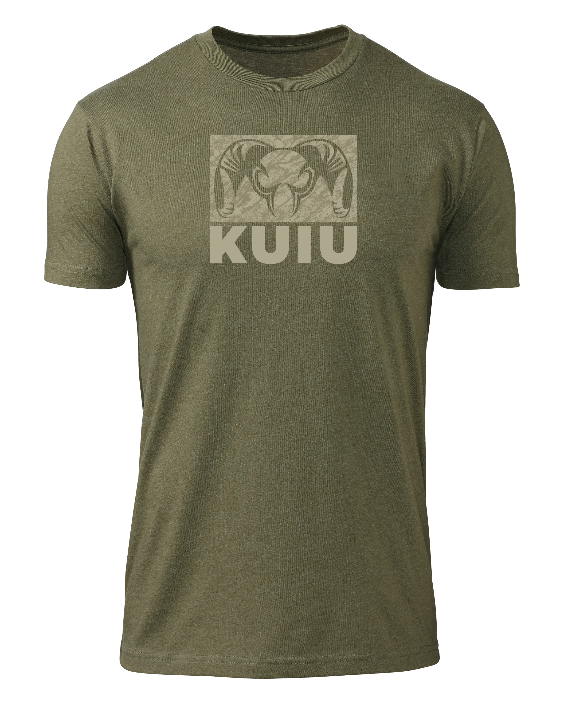 KUIU Gritstone Logo T-Shirt | Military Green