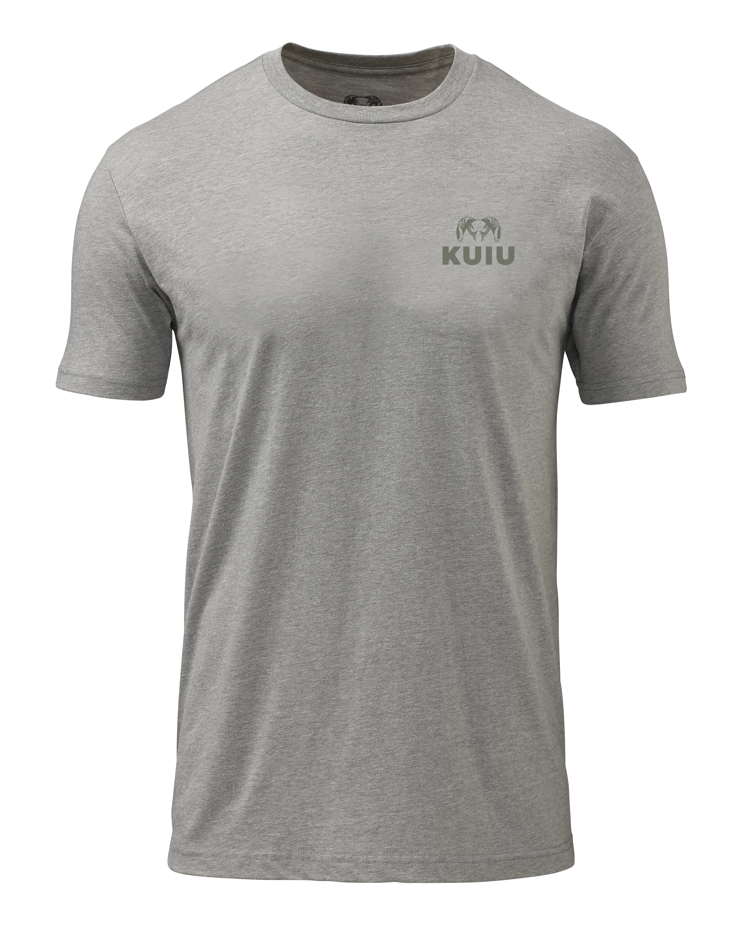 KUIU Here to Hunt Back Logo T-Shirt | Heather Grey - Image 2