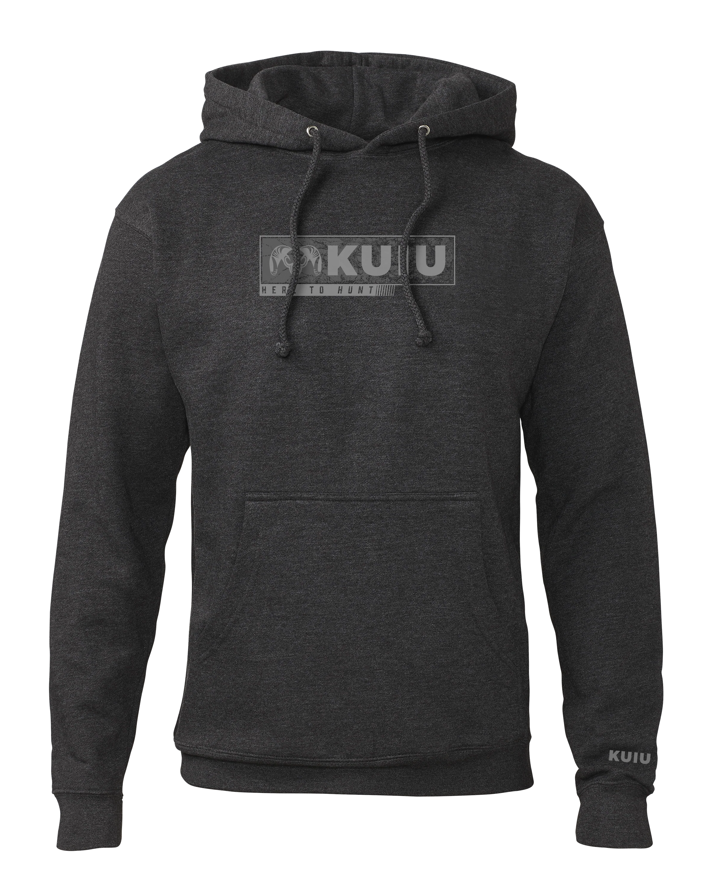 KUIU Here to Hunt Gritstone Hoodie | Charcoal