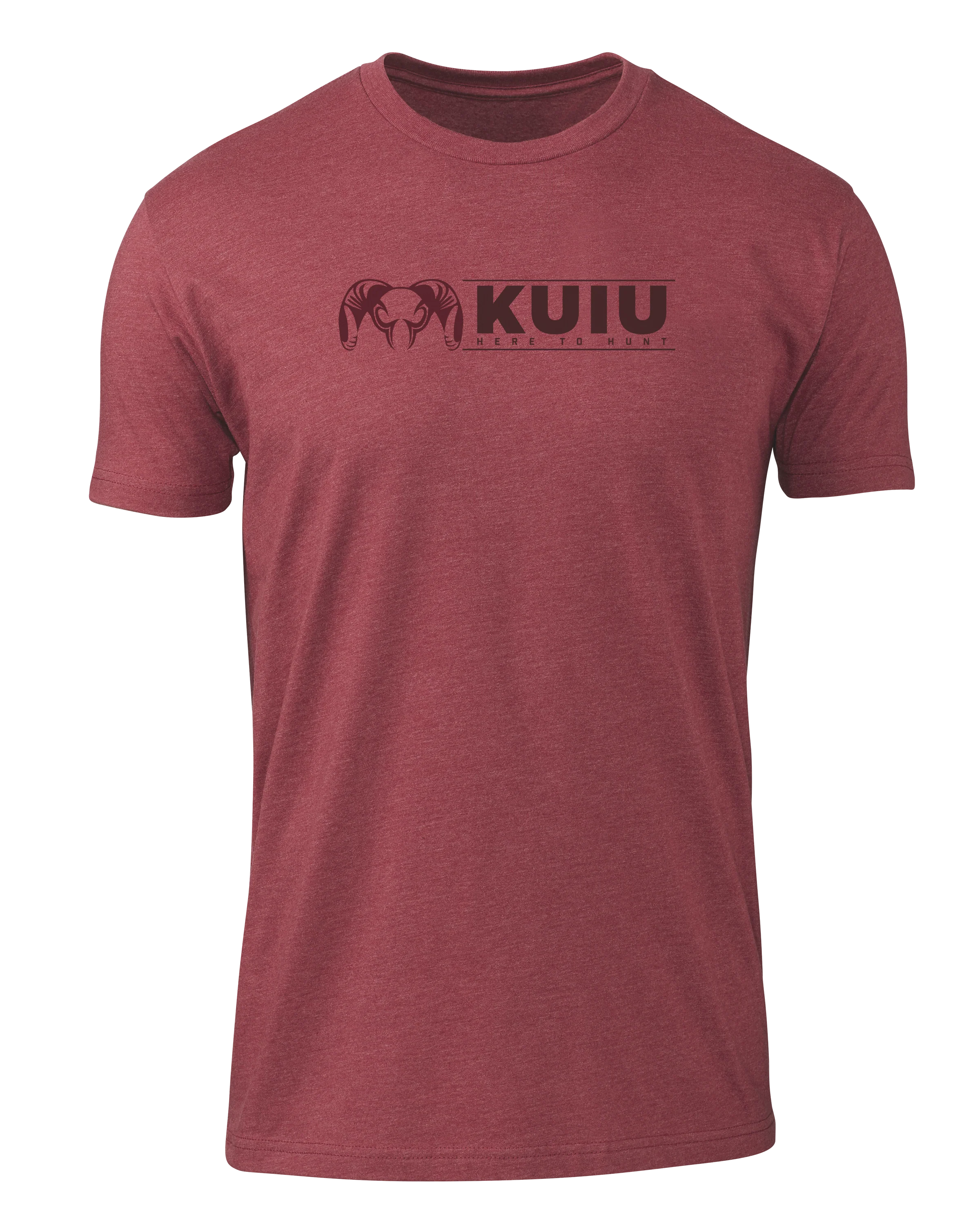 KUIU Here to Hunt Logo T-Shirt | Cardinal