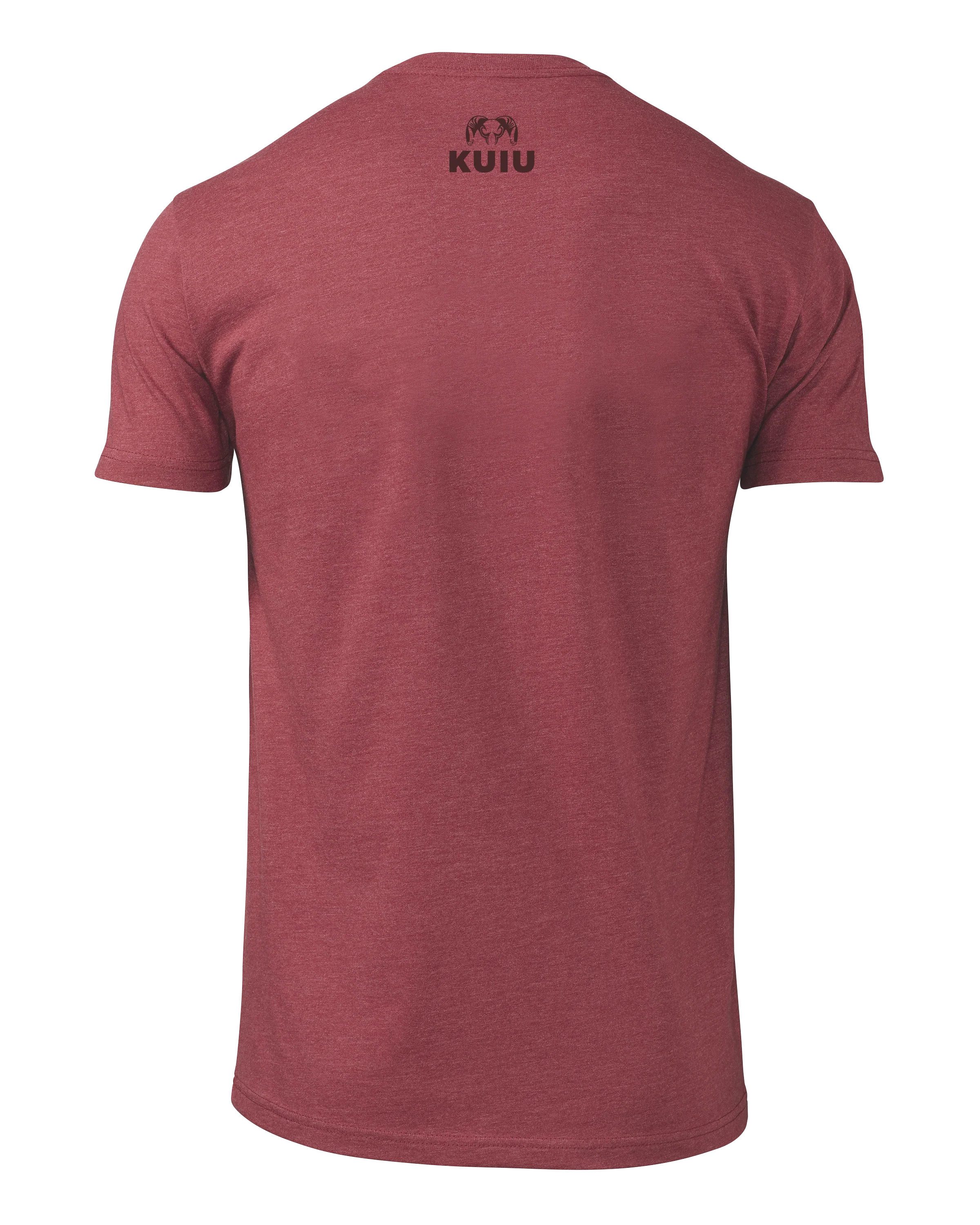 KUIU Here to Hunt Logo T-Shirt | Cardinal - Image 2