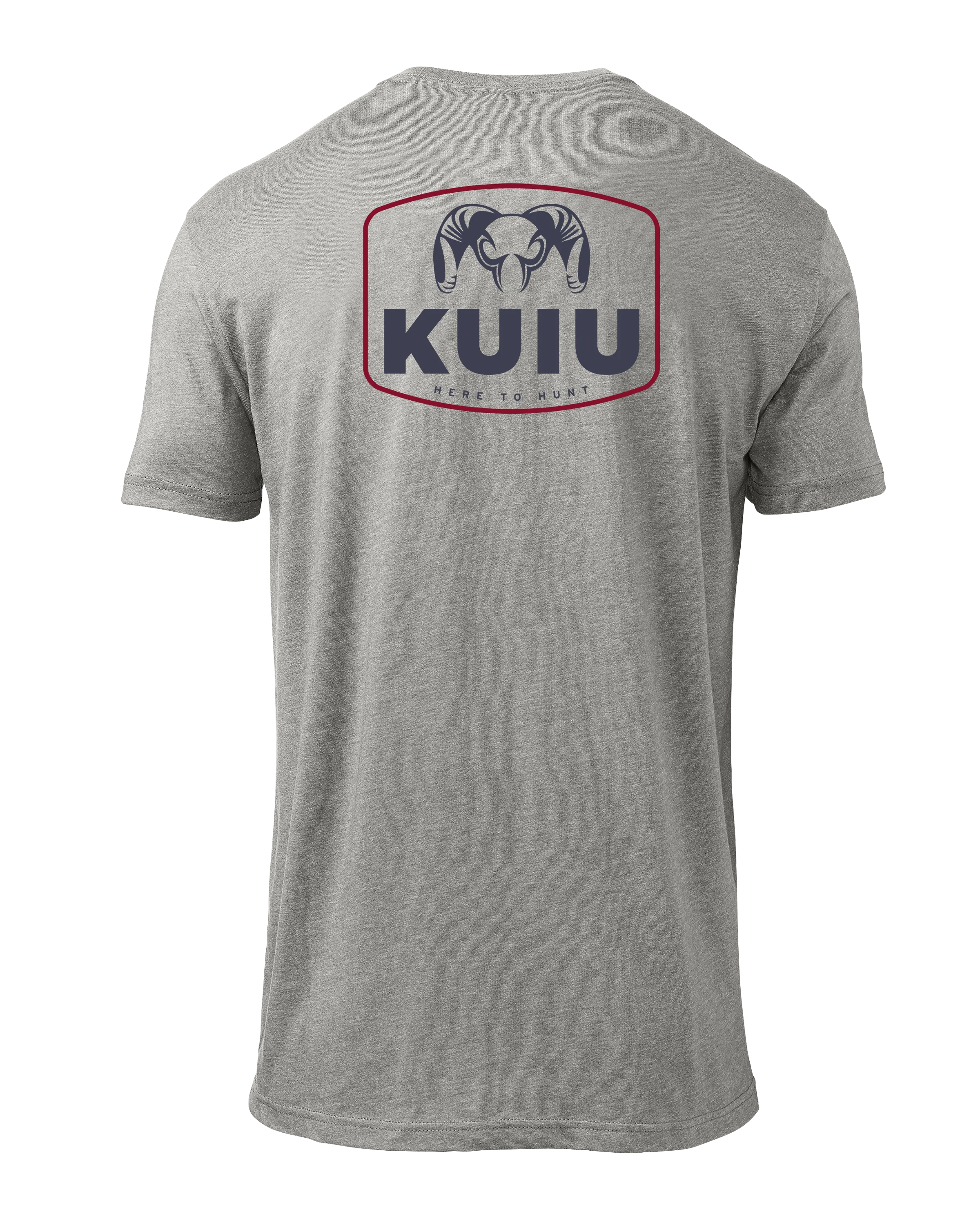 KUIU Here to Hunt Patch T-Shirt | Heather Grey