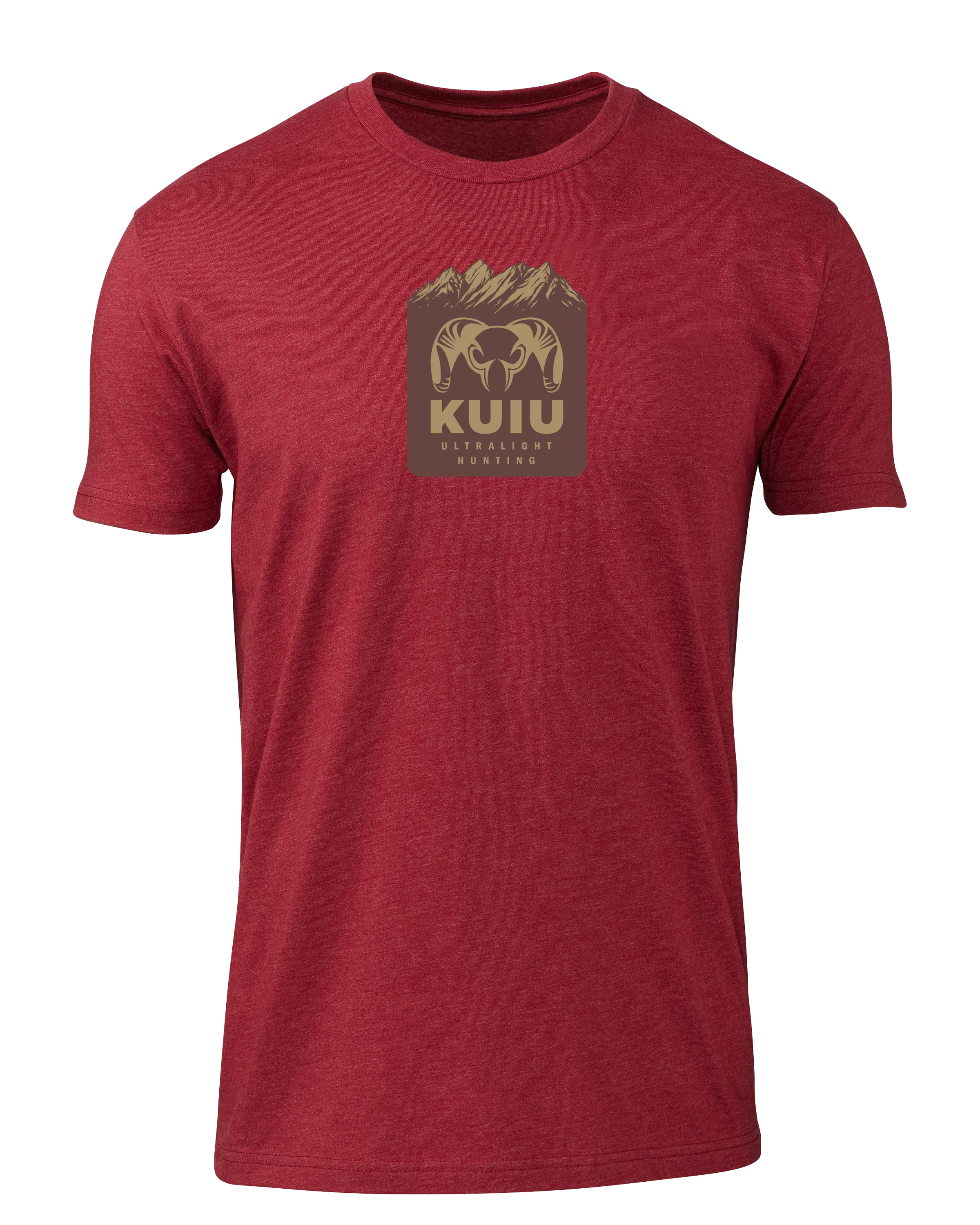 KUIU Mountain Logo T-Shirt | Cardinal