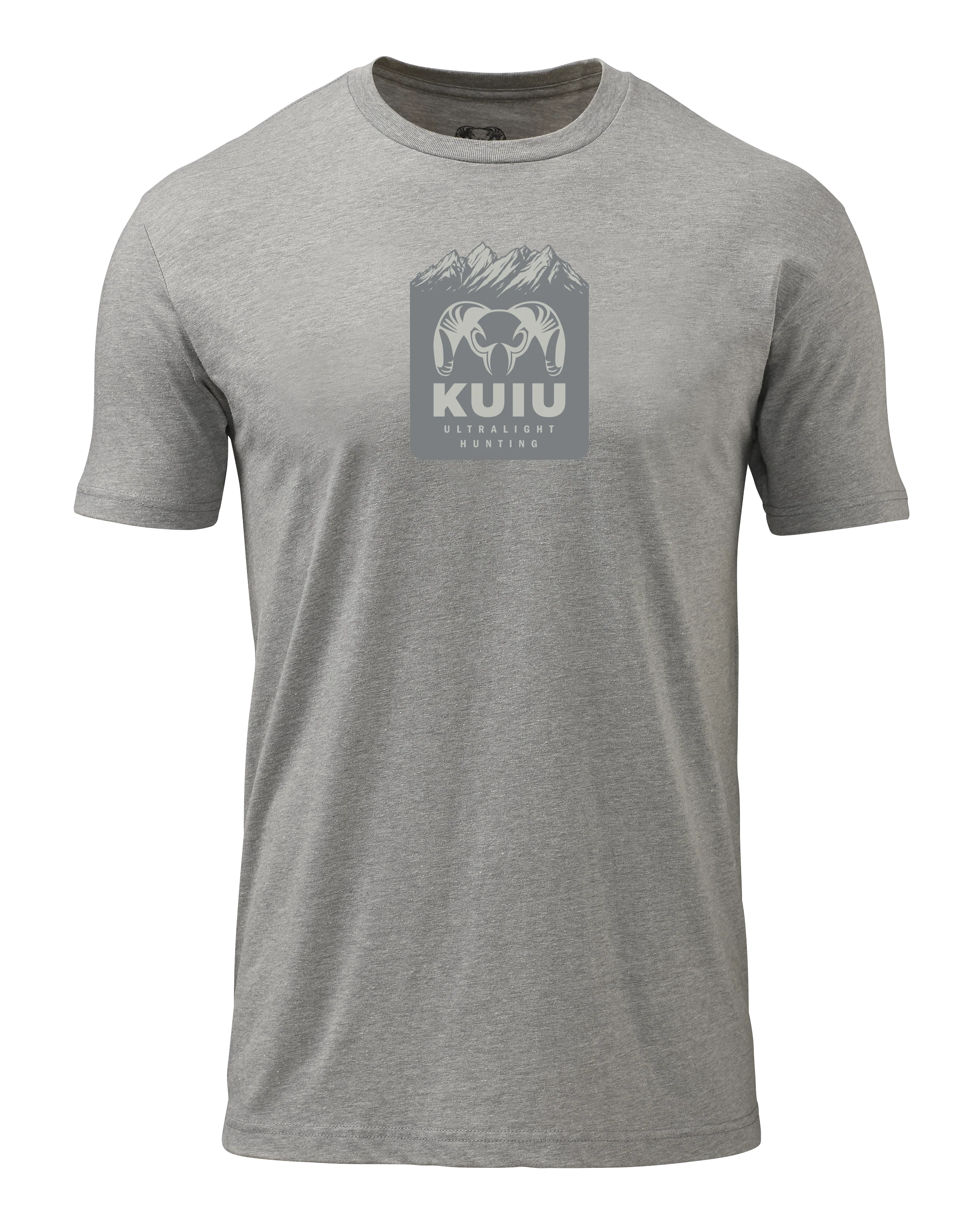 KUIU Mountain Logo T-Shirt | Heather Grey