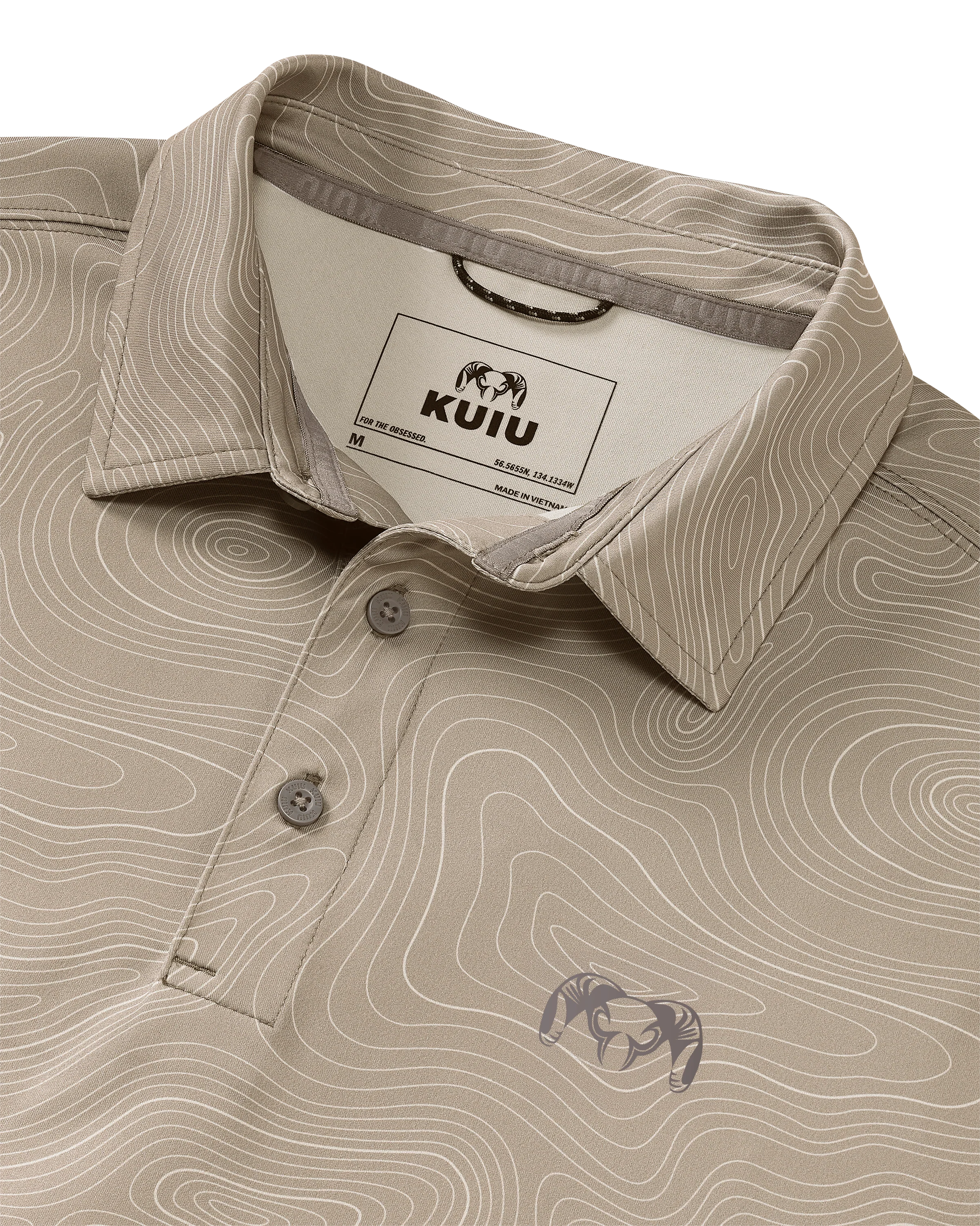KUIU Performance Polo | Haze Topo - Image 2