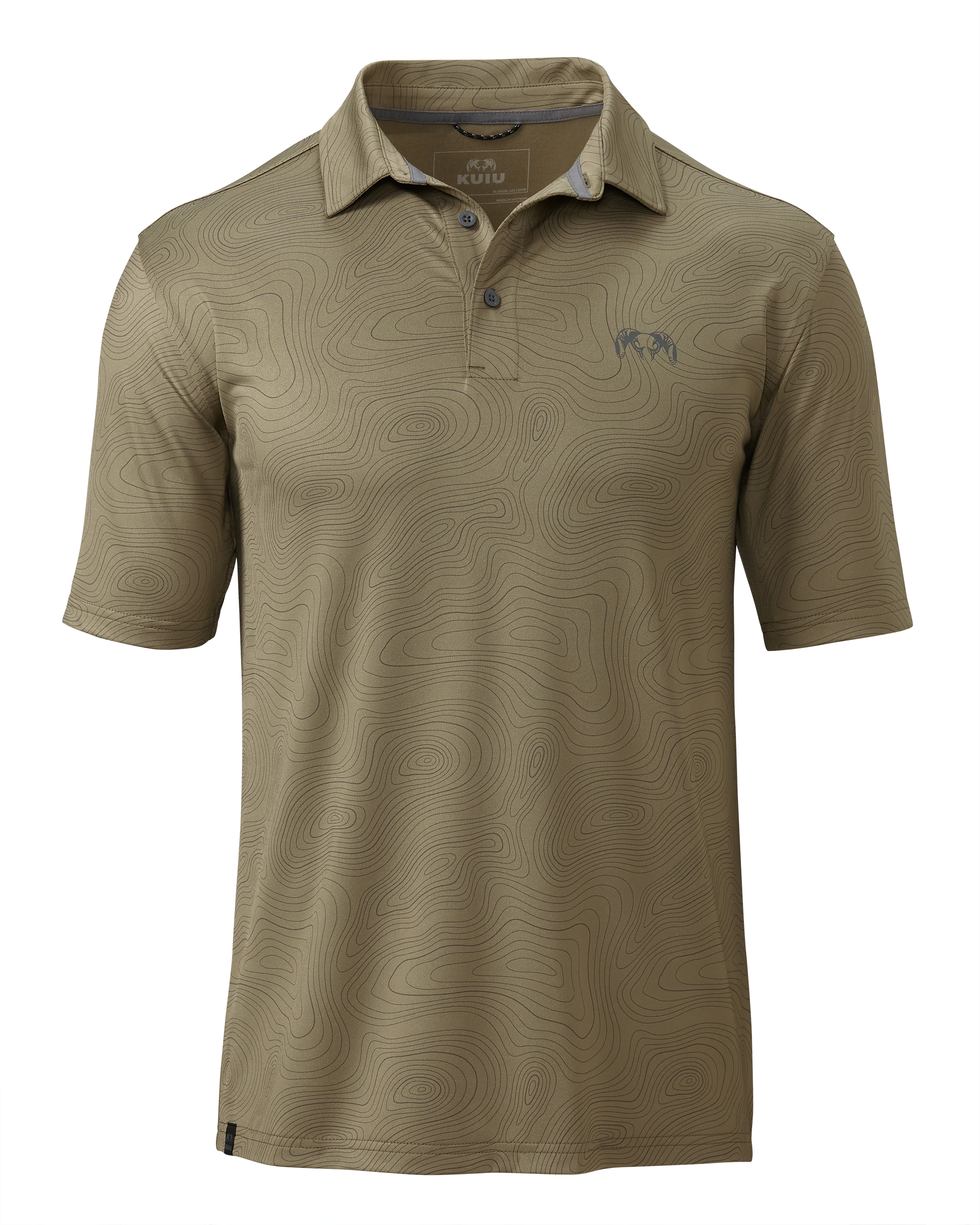 Outlet KUIU Performance Polo Topo | Khaki Topo