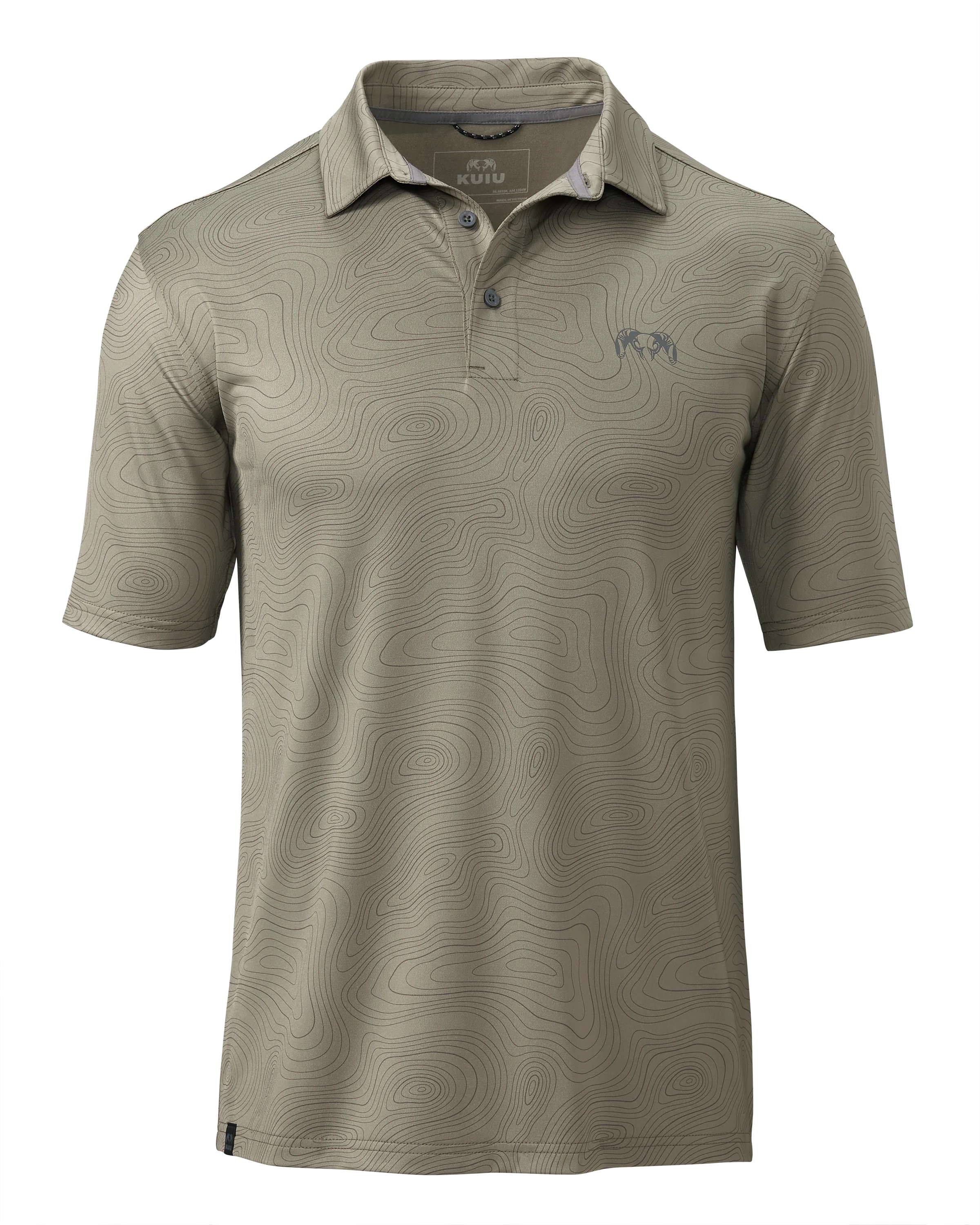 KUIU Performance Polo | Woodsmoke Topo