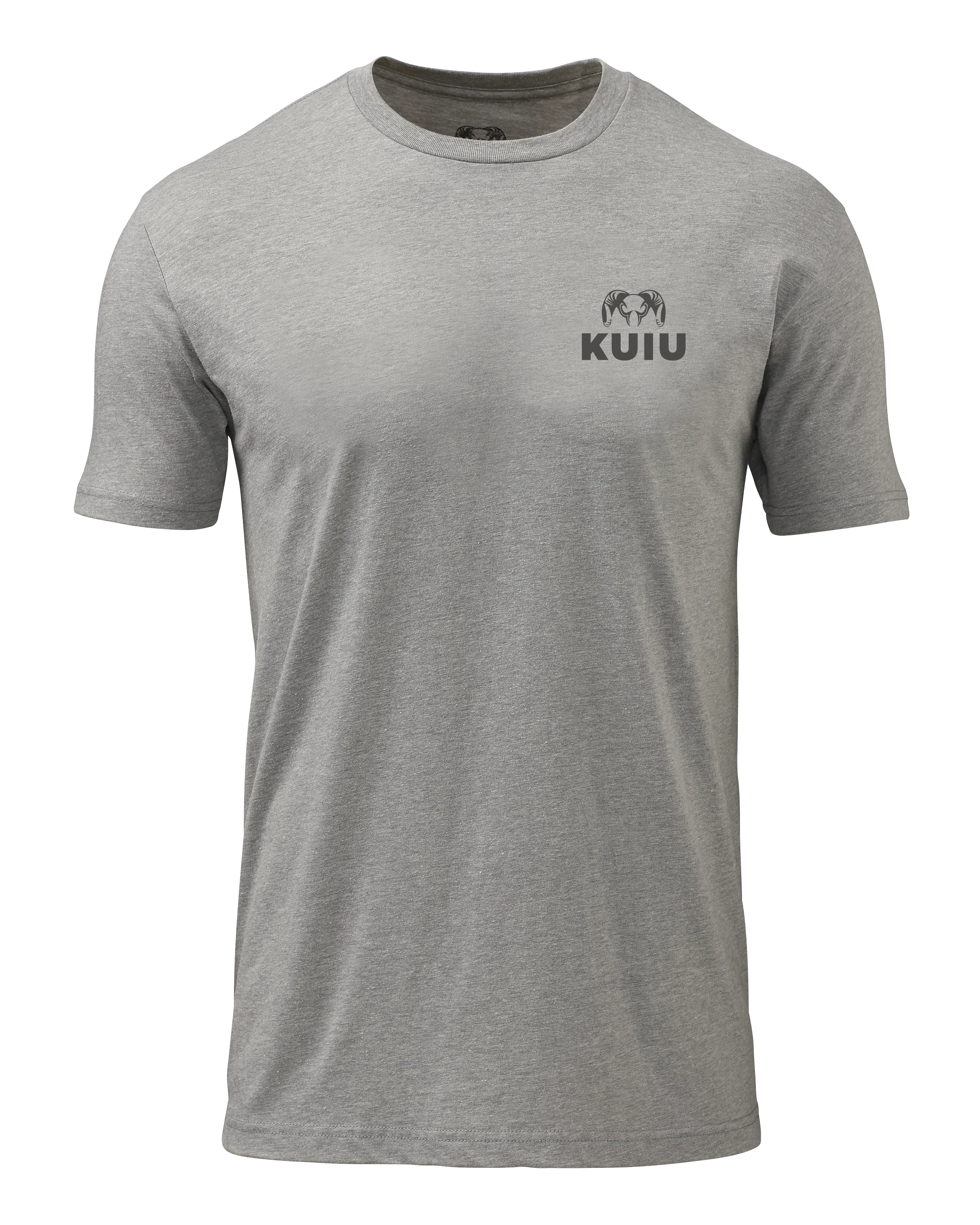 KUIU Ram Chest Logo T-Shirt | Heather Grey