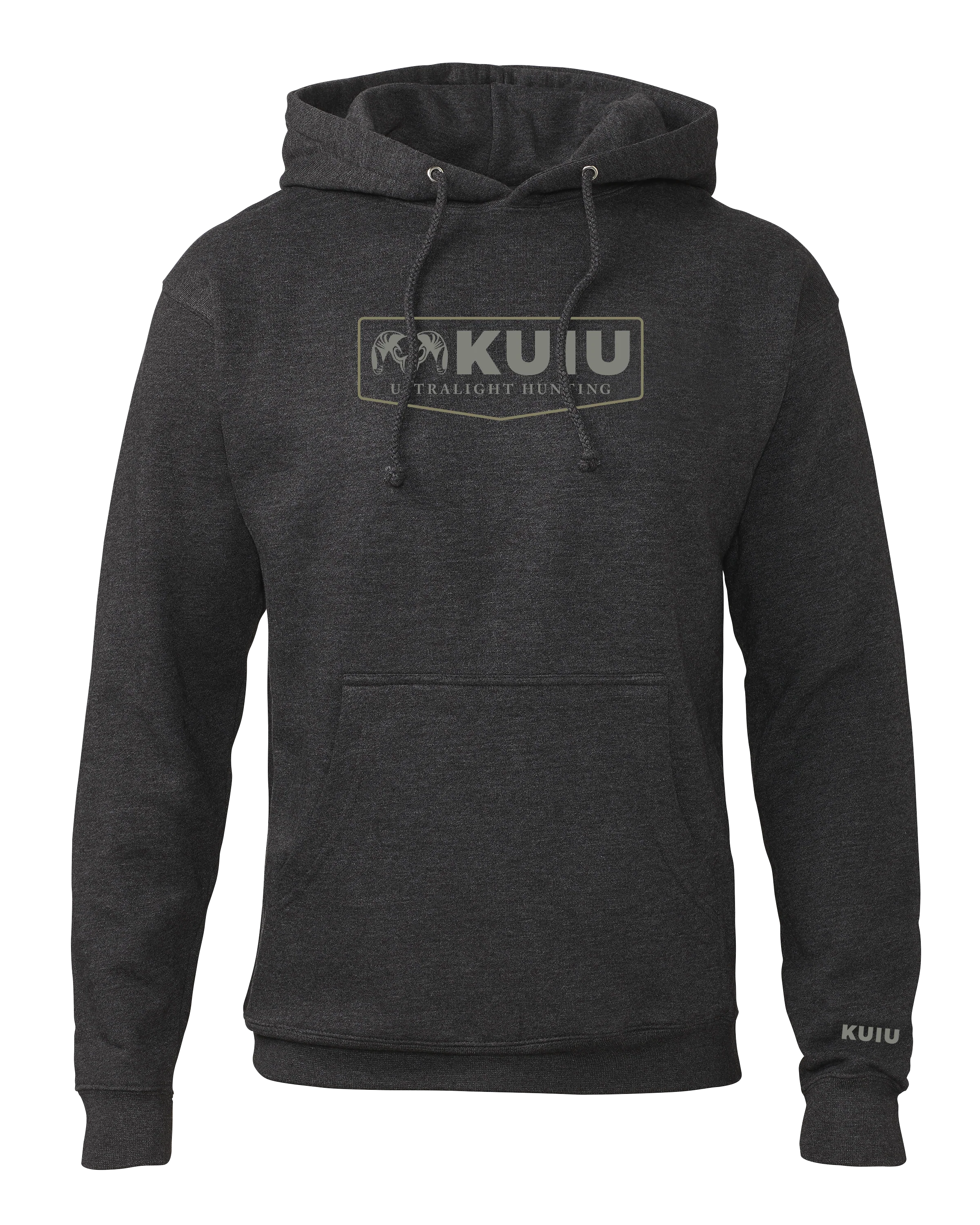 KUIU Shield Logo Hoodie | Charcoal