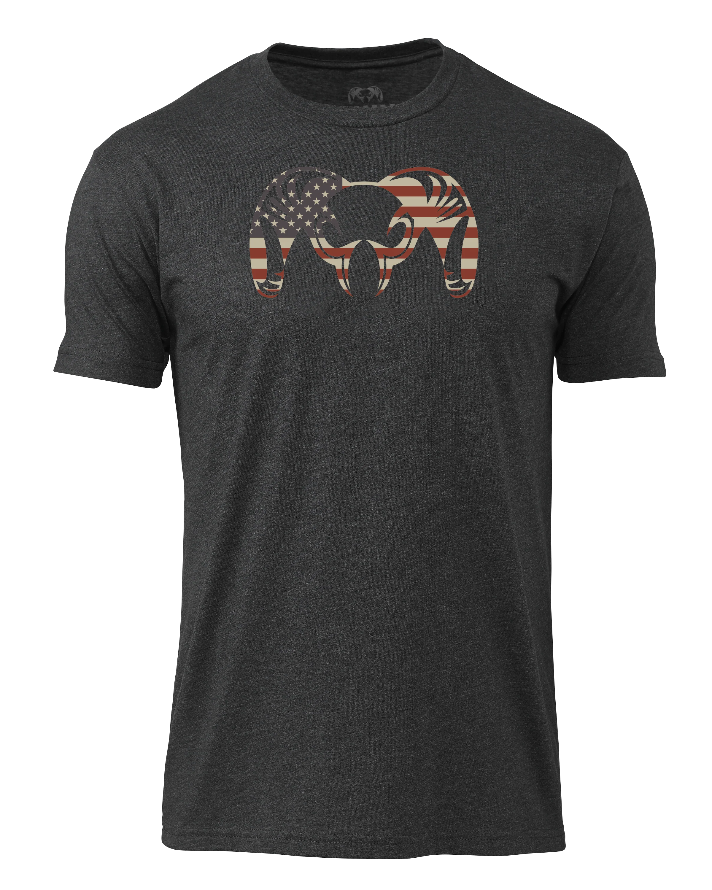 KUIU Solid Patriotic Ram T-Shirt | Charcoal