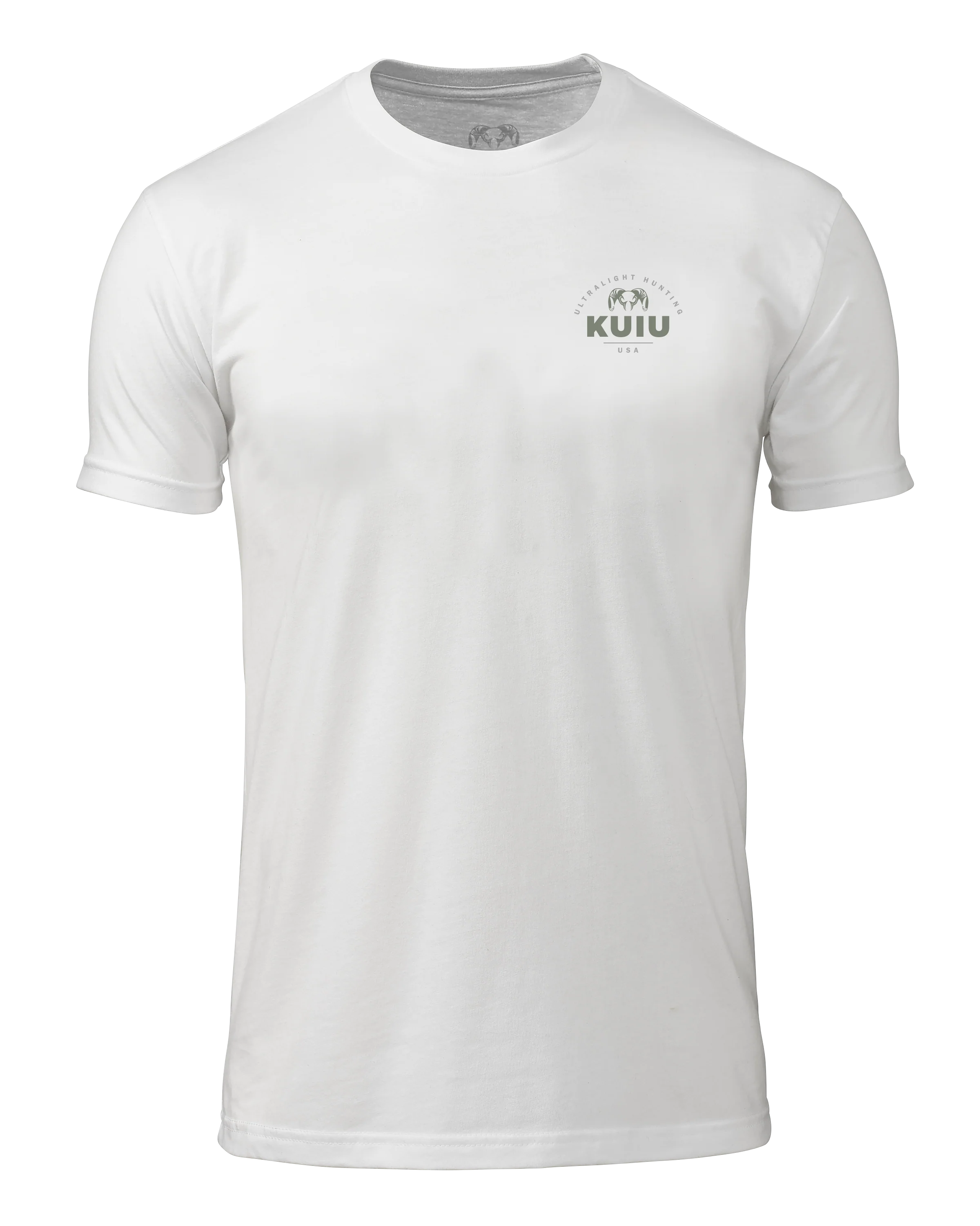 KUIU Stacked Chest Logo T-Shirt | White