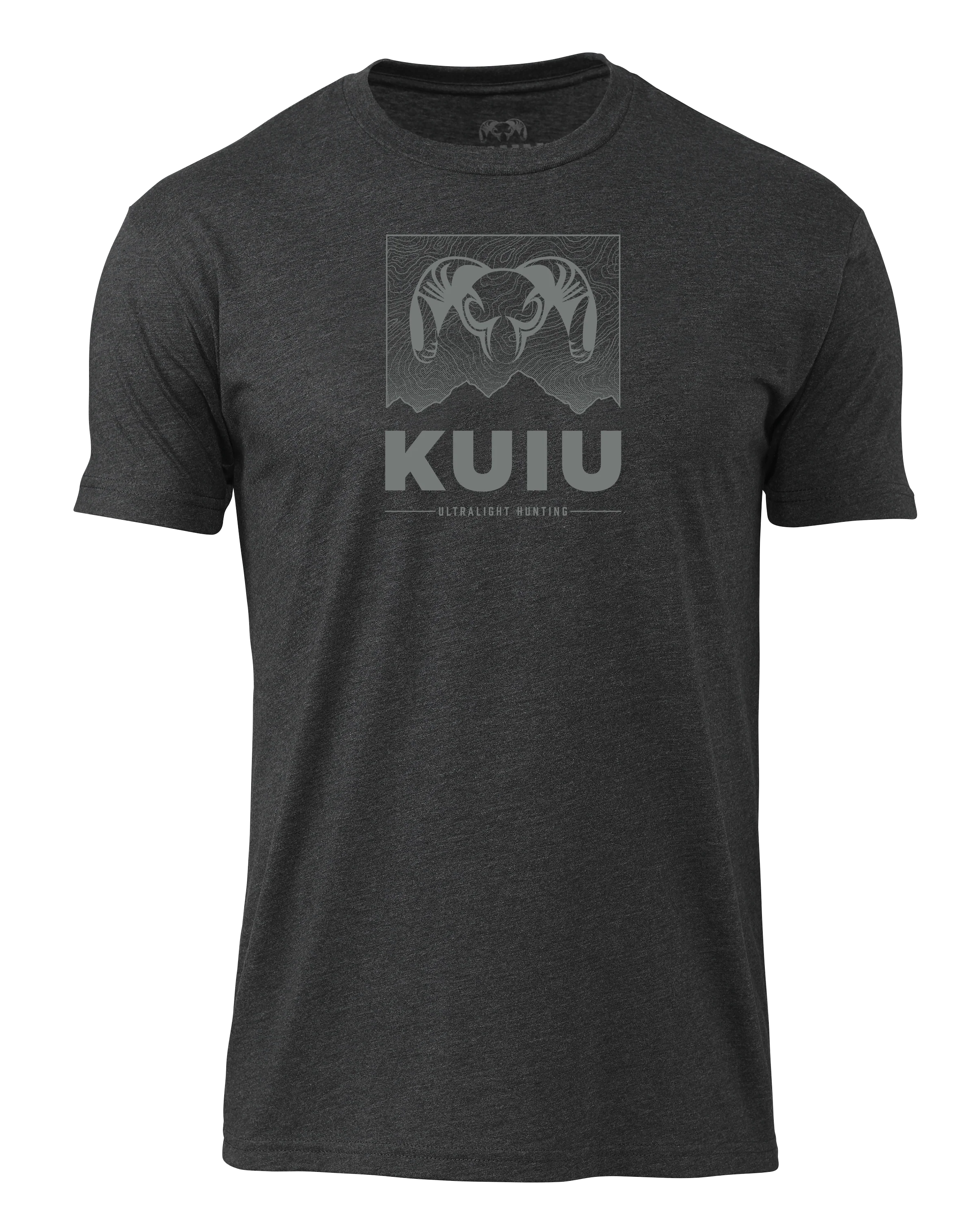 KUIU Topo Mountain T-Shirt | Charcoal