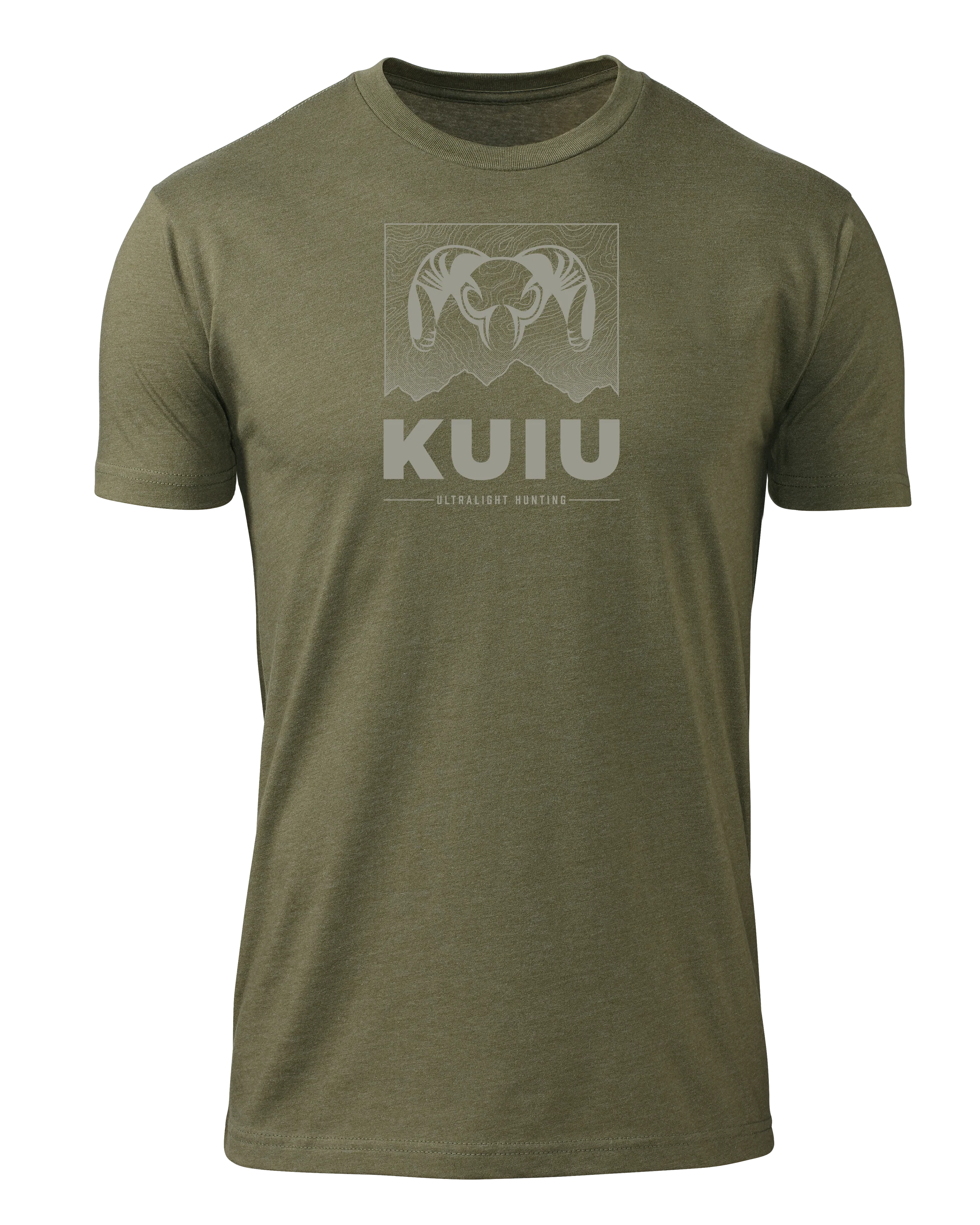 KUIU Topo Mountain T-Shirt | Military Green