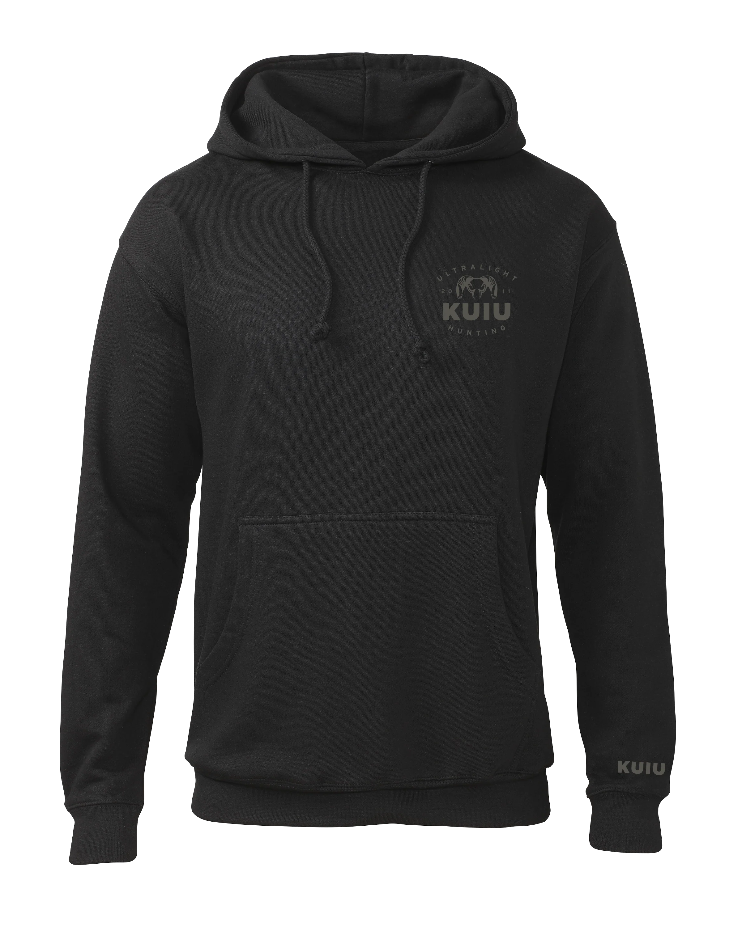 KUIU Ultralight Chest Logo Hoodie | Black