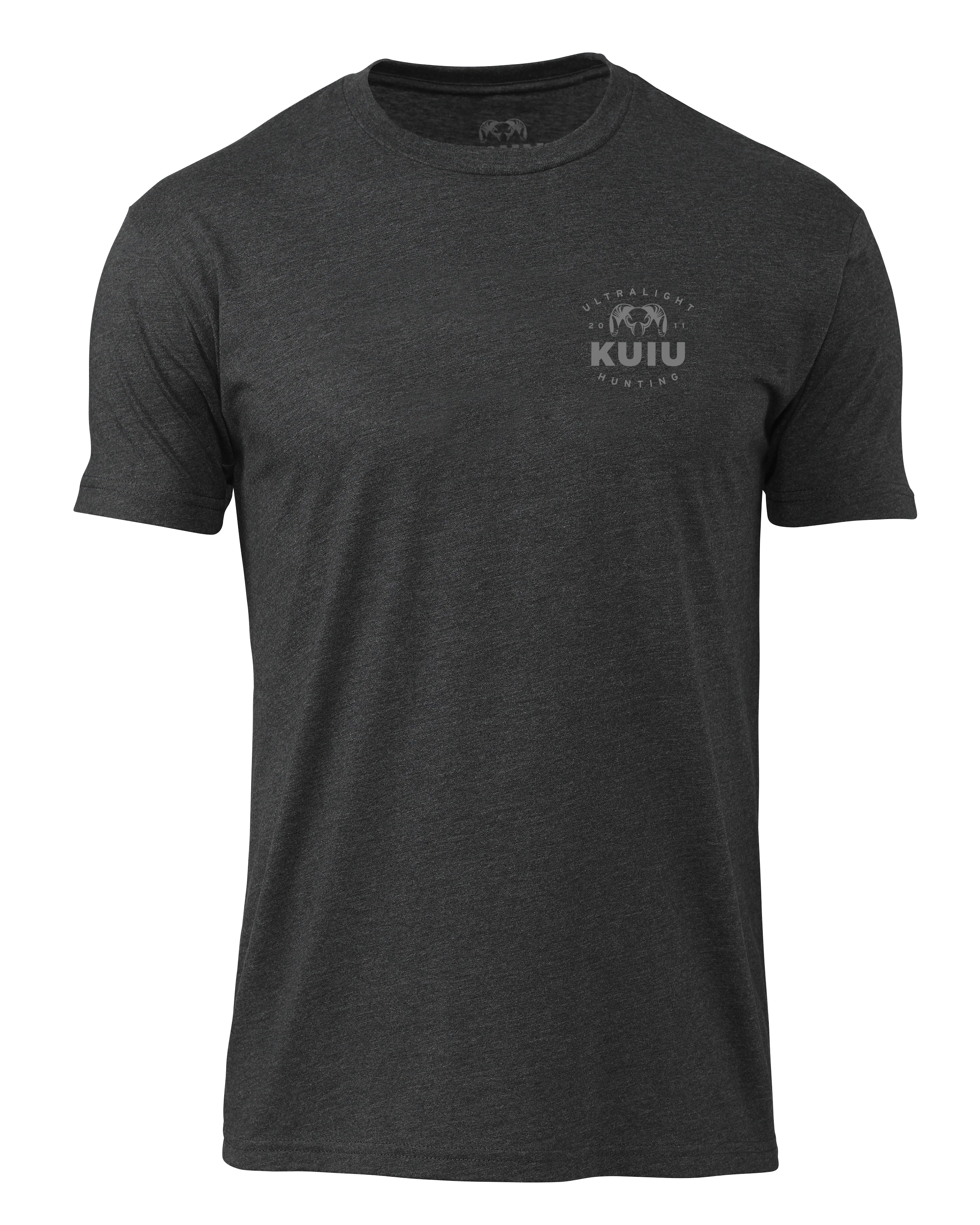 KUIU Ultralight Chest Logo T-Shirt | Charcoal