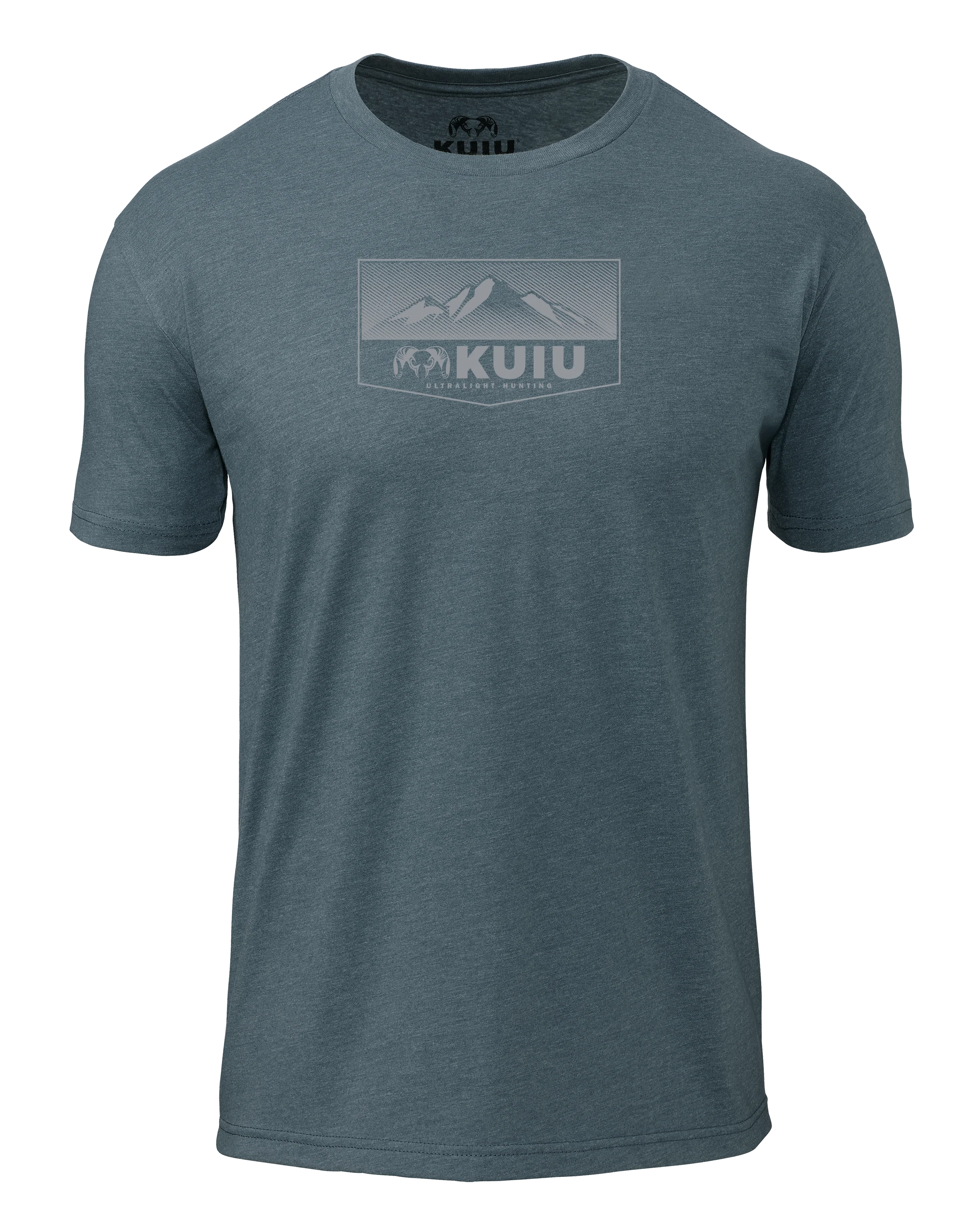 KUIU Ultralight Mountain Logo T-Shirt | Indigo