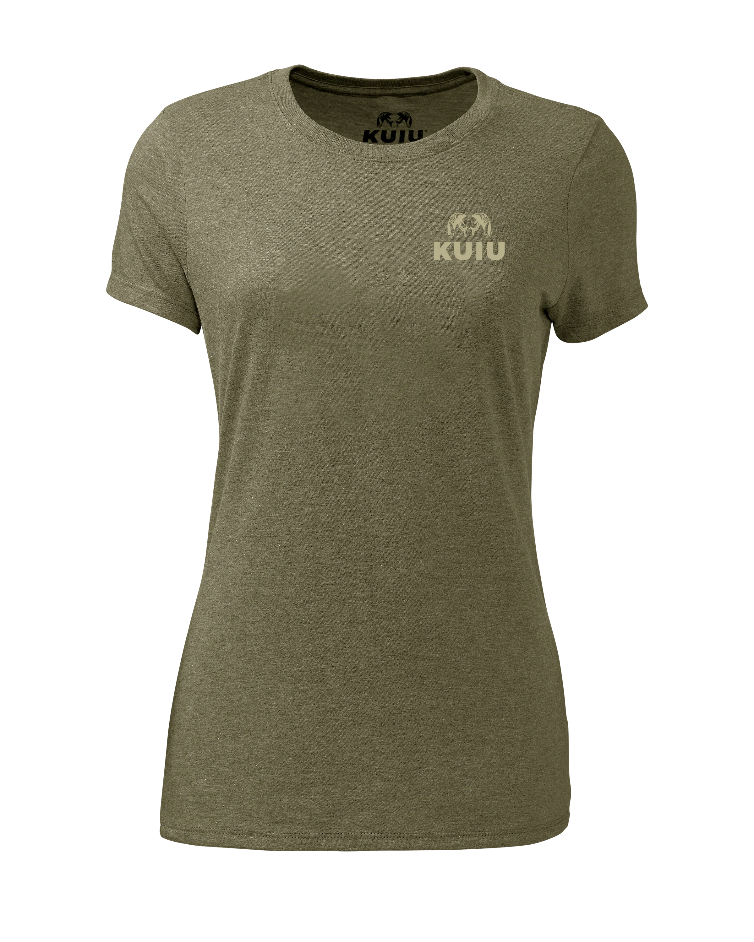 KUIU Women’s Topo Shield T-Shirt | Military Green - Image 2