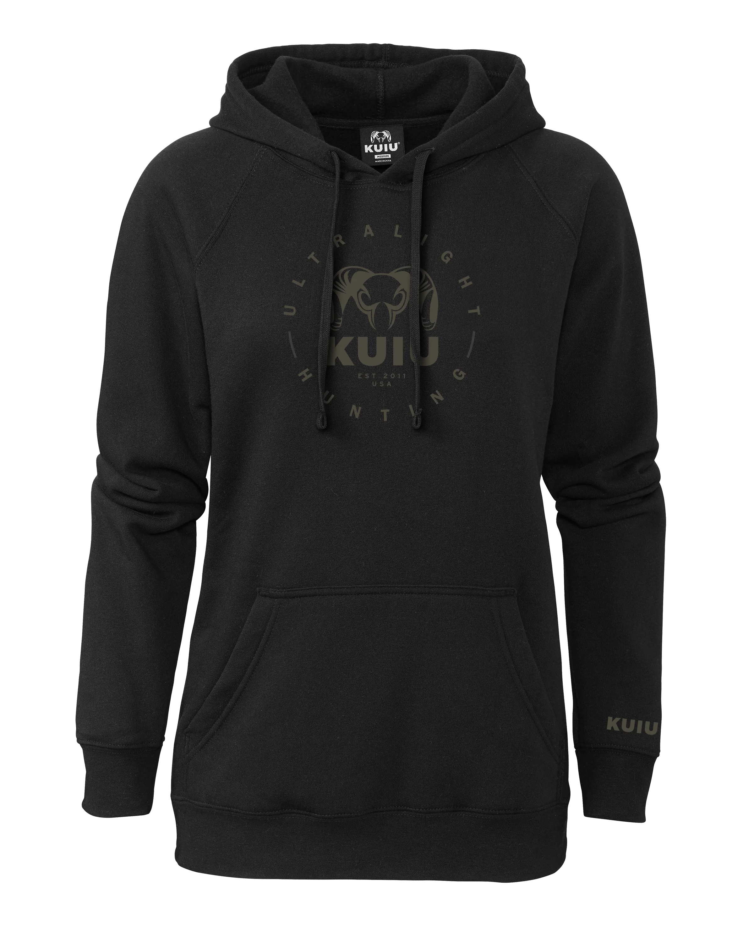 KUIU Women's Ultralight Hunting Circle Hoodie | Black