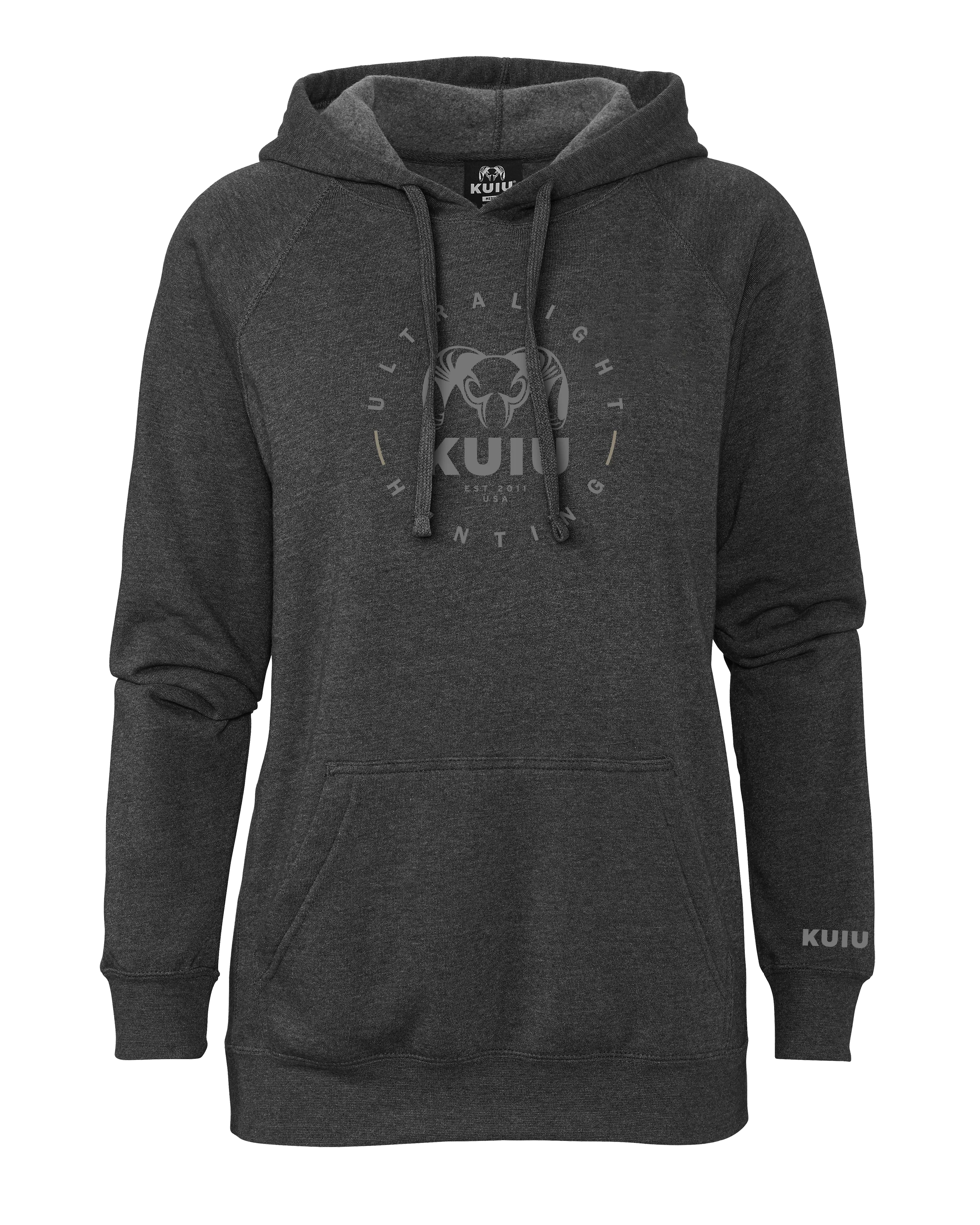 KUIU Women's Ultralight Hunting Circle Hoodie | Charcoal
