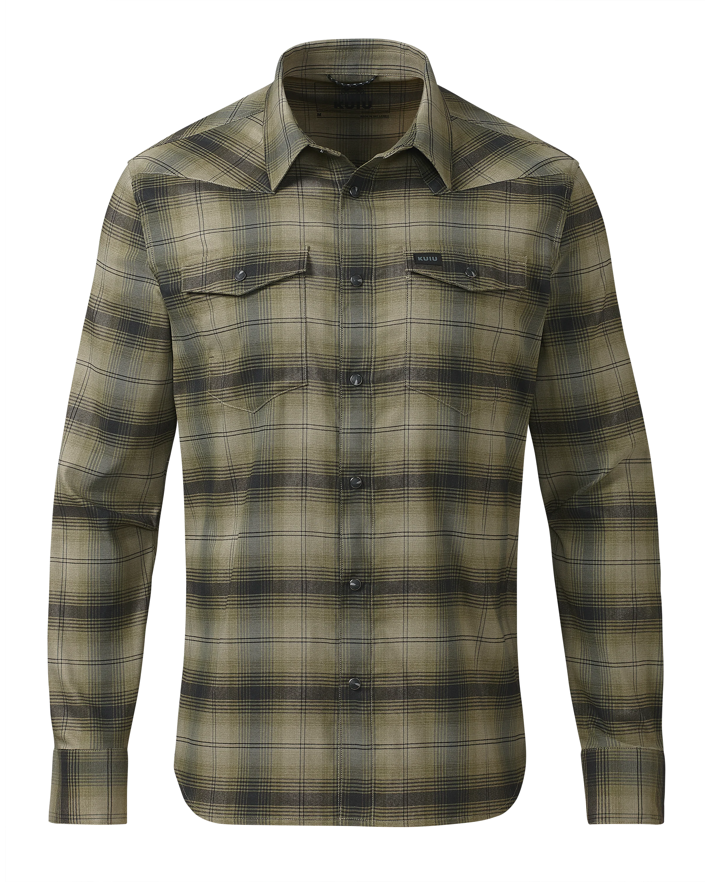 Laredo LS Shirt | Verde Ombre Plaid