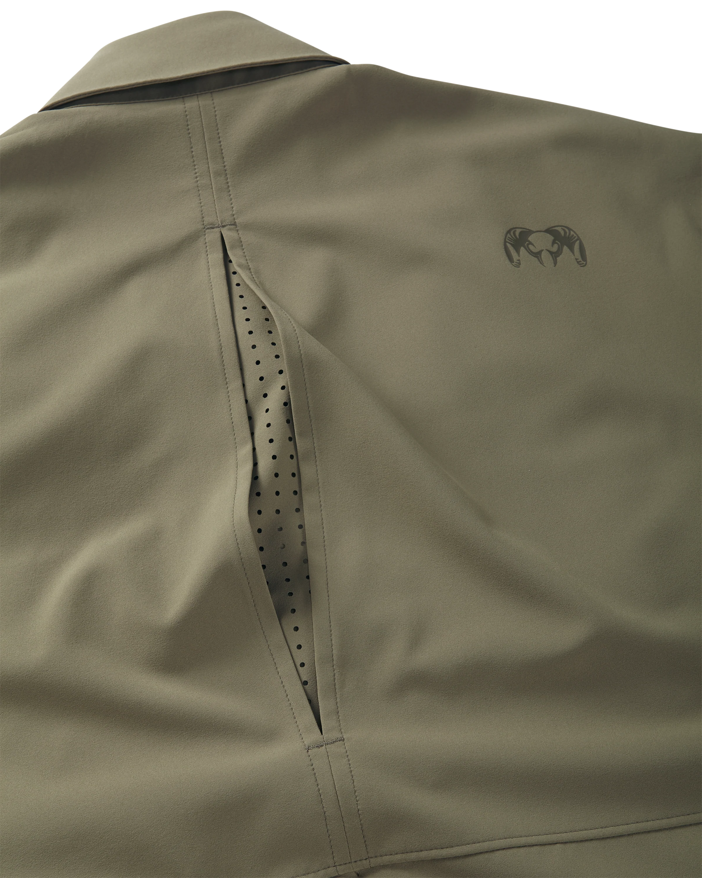 Mesa Vented LS Snap Shirt | Khaki - Image 3